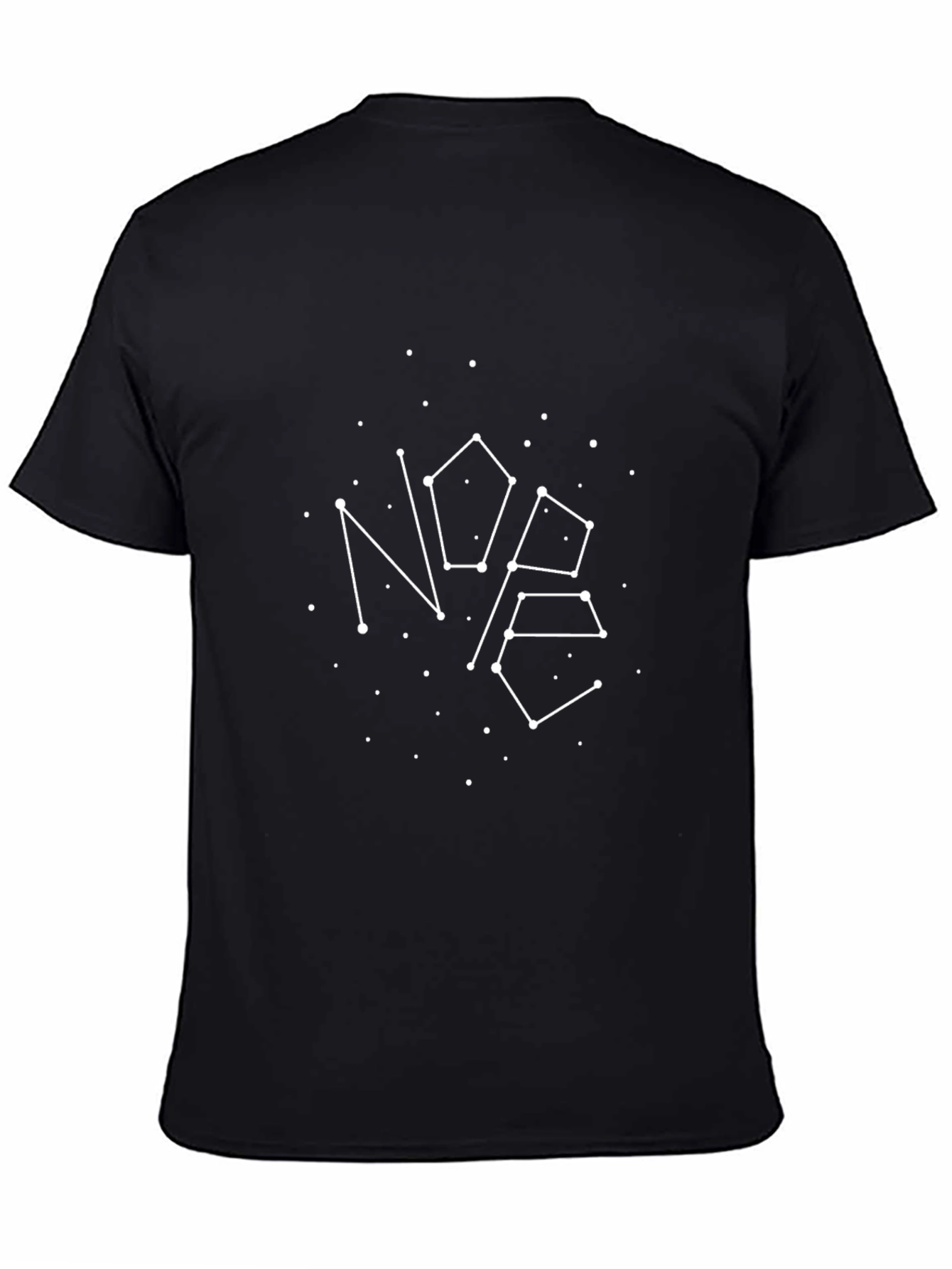 Constellation NOPE Graphic Tee - Black Cotton