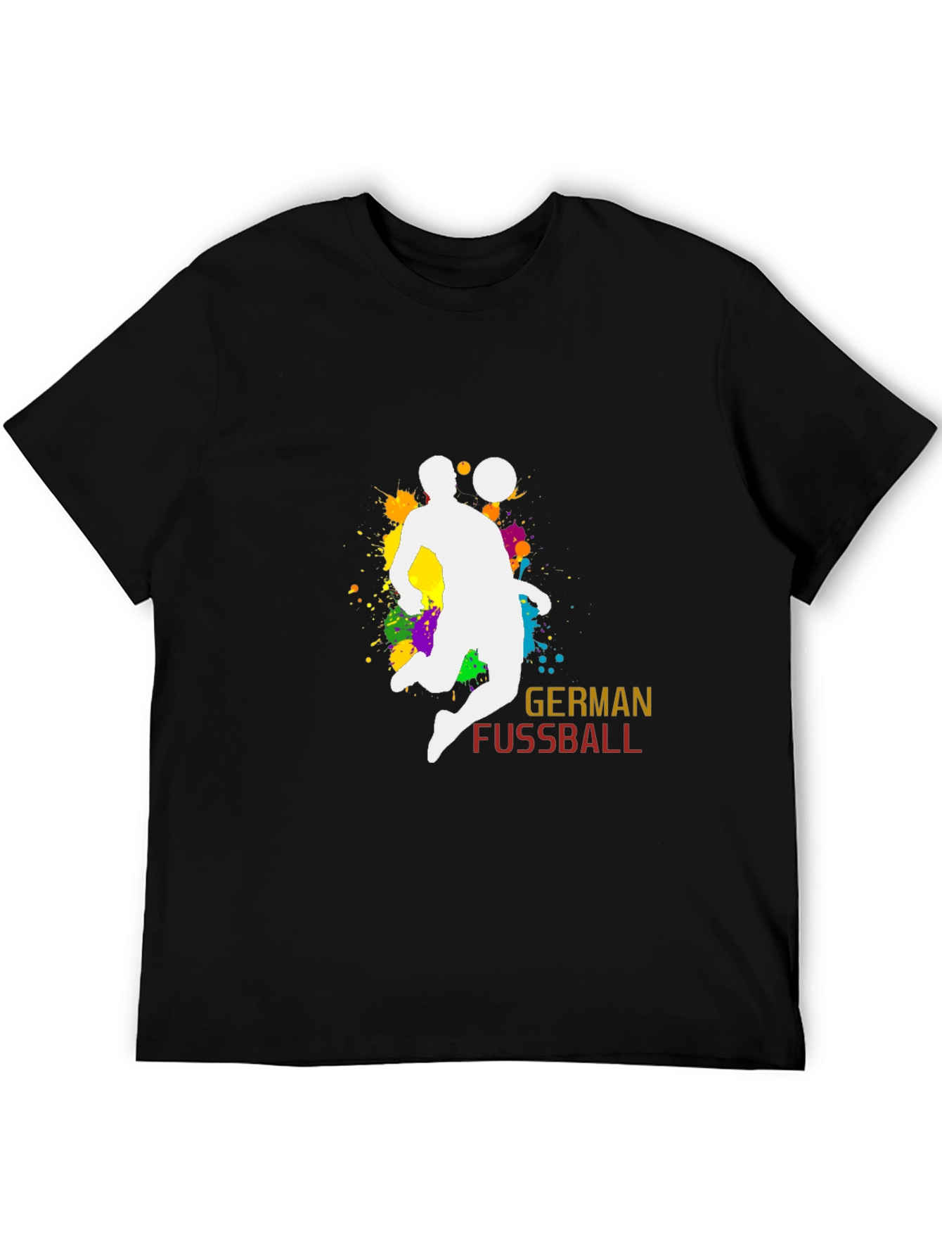 German Fussball Graphic Tee - Soccer Player Design