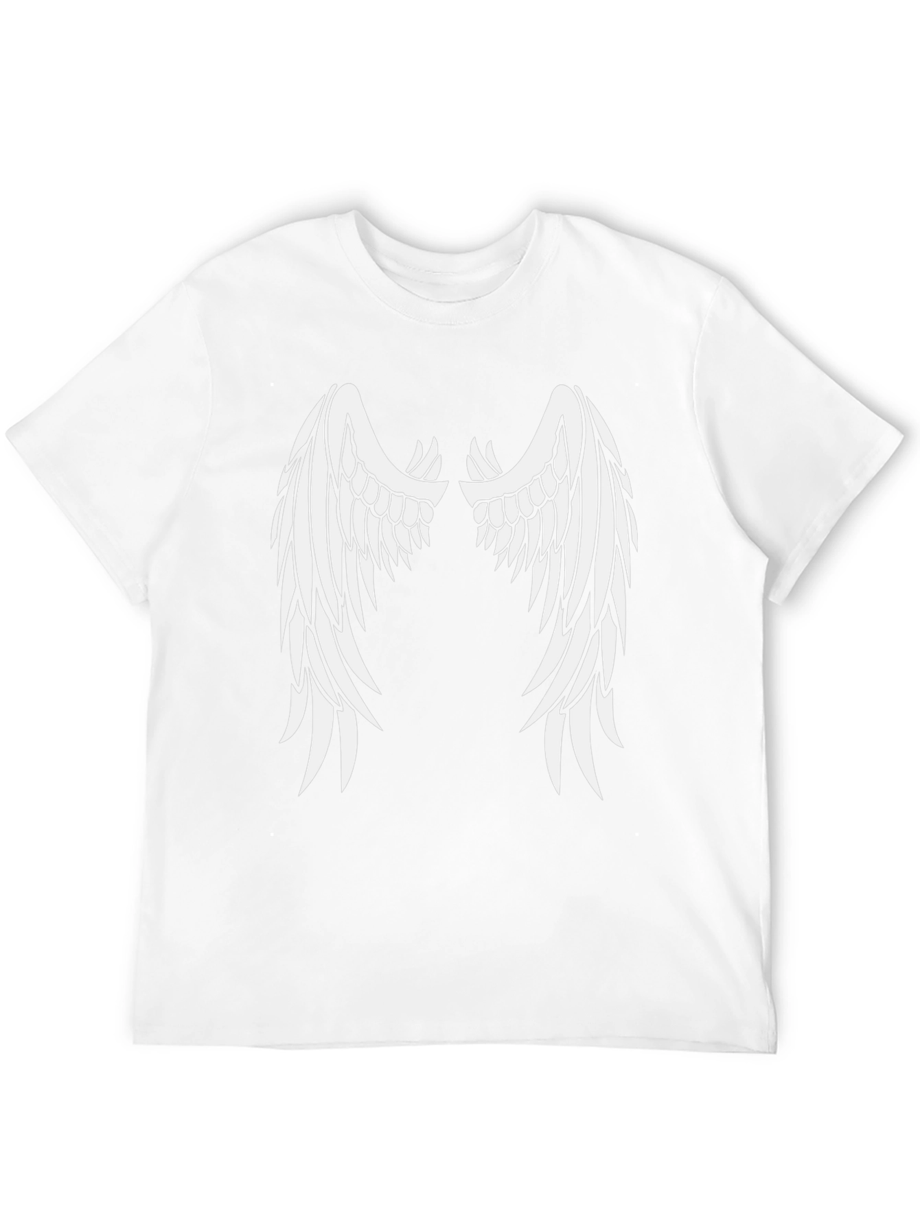 Angel Wing Graphic Tee - Black