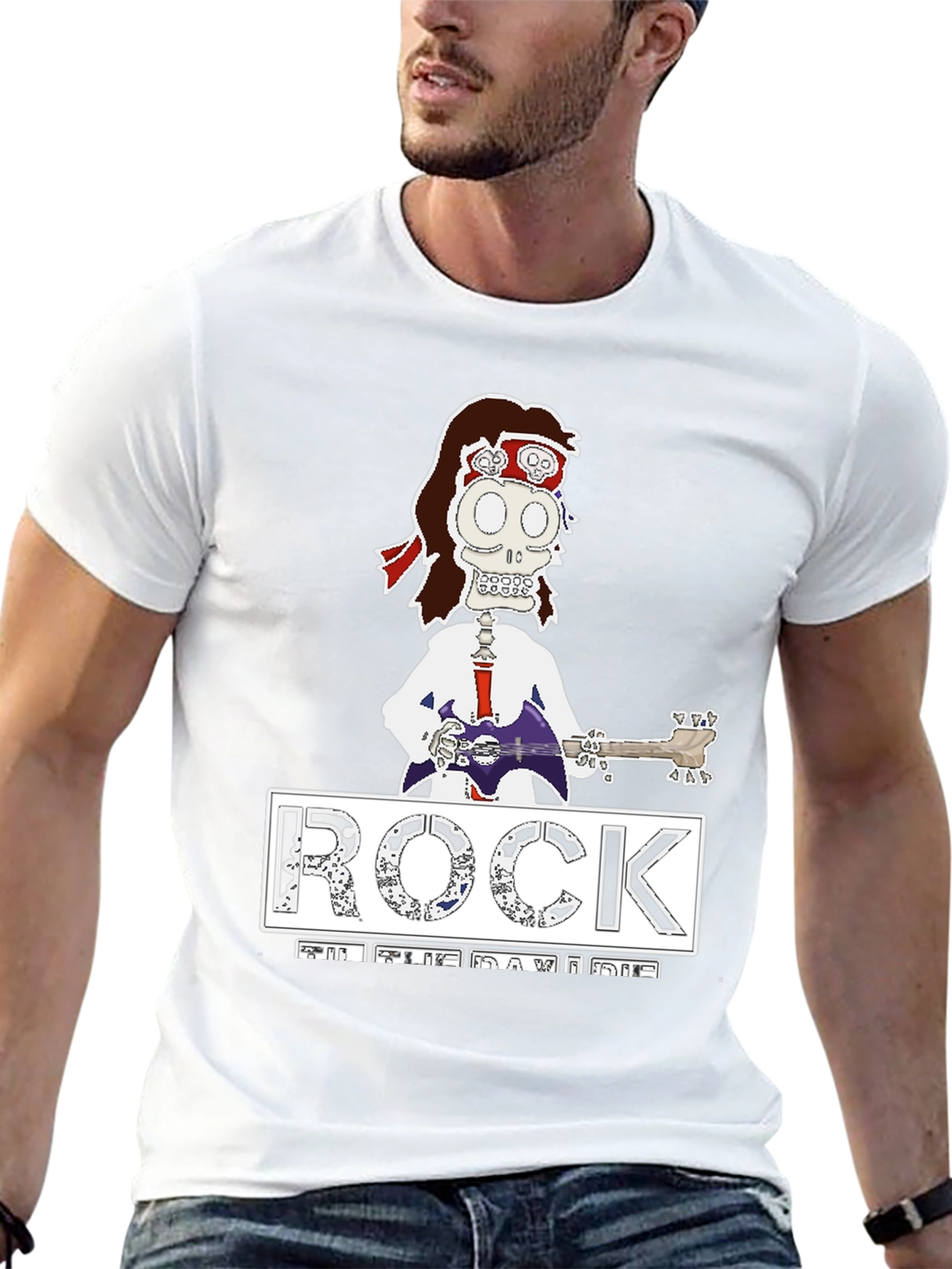 Rock Til the Day I Die Black Graphic T-Shirt