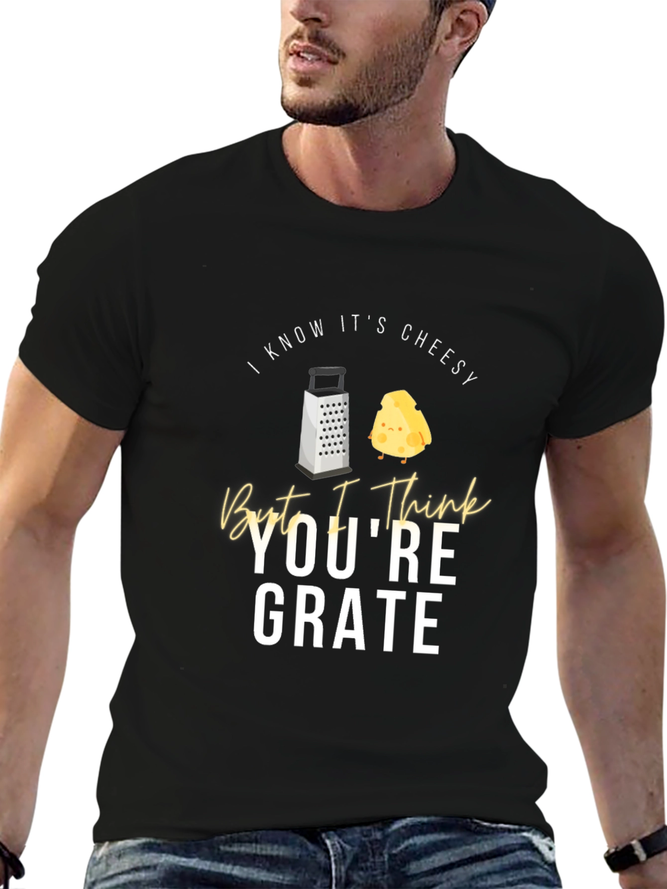 Funny Cheese Grater Puns Graphic Tee
