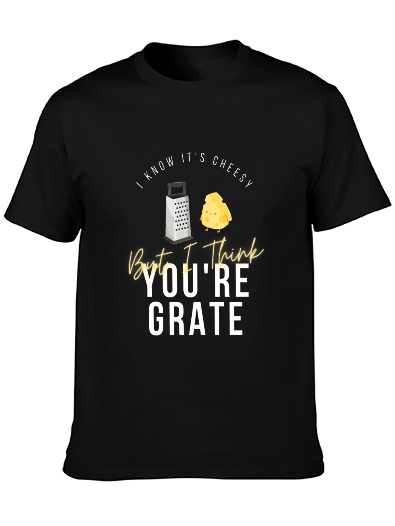 Funny Cheese Grater Puns Graphic Tee