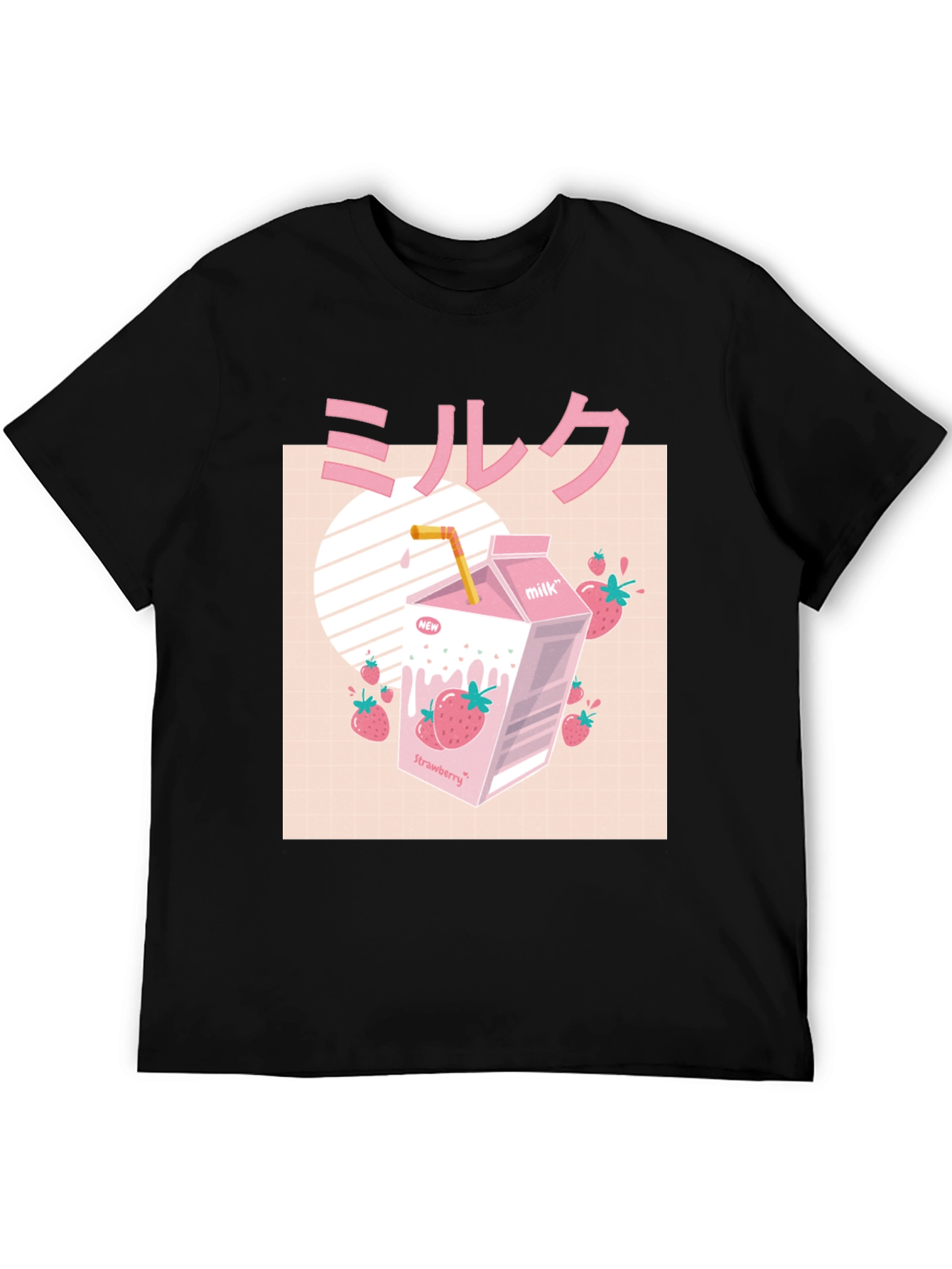 Strawberry Milk T-Shirt - Japanese Aesthetic