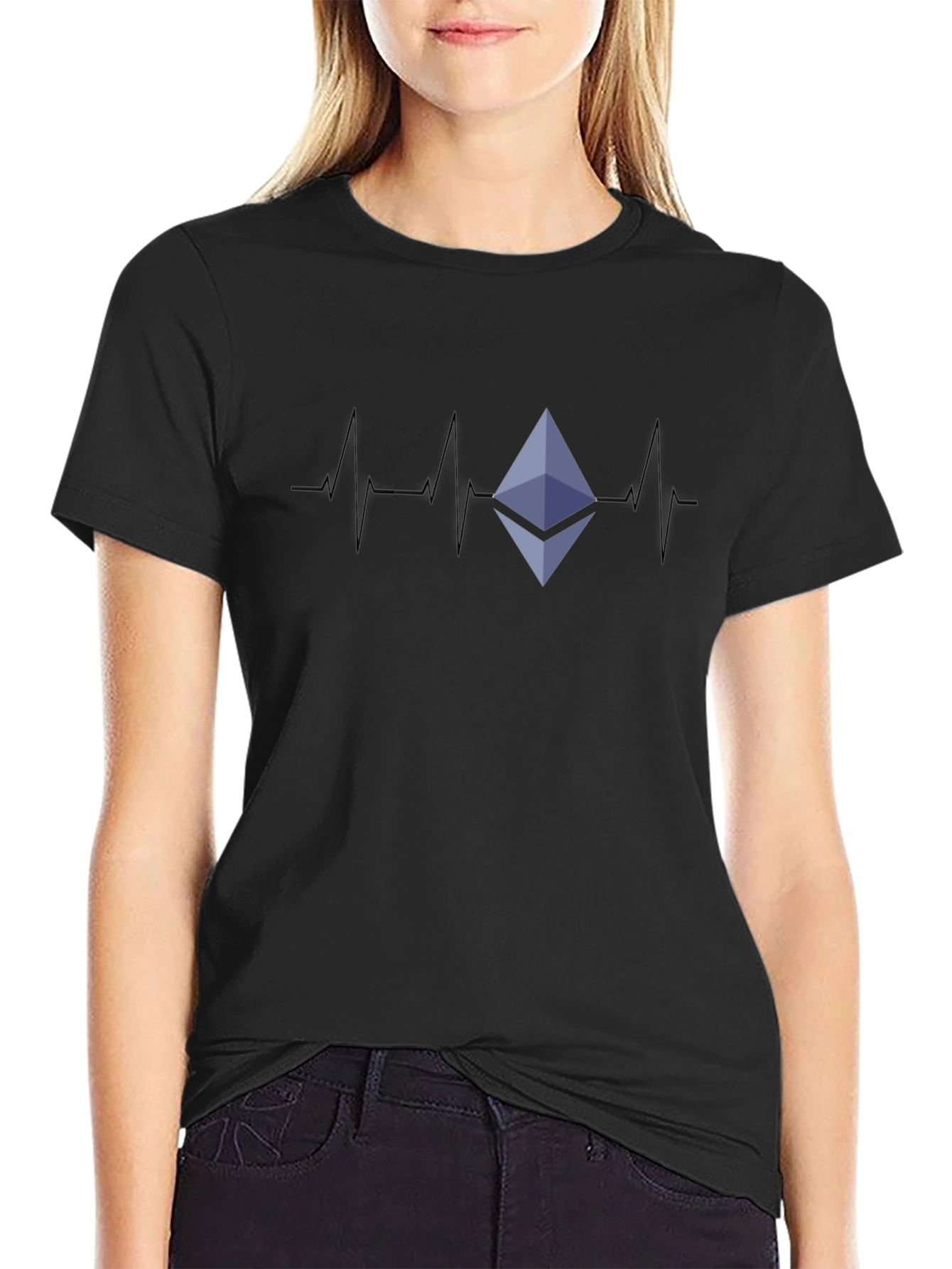 Ethereum Heartbeat T-Shirt - Crypto Tee