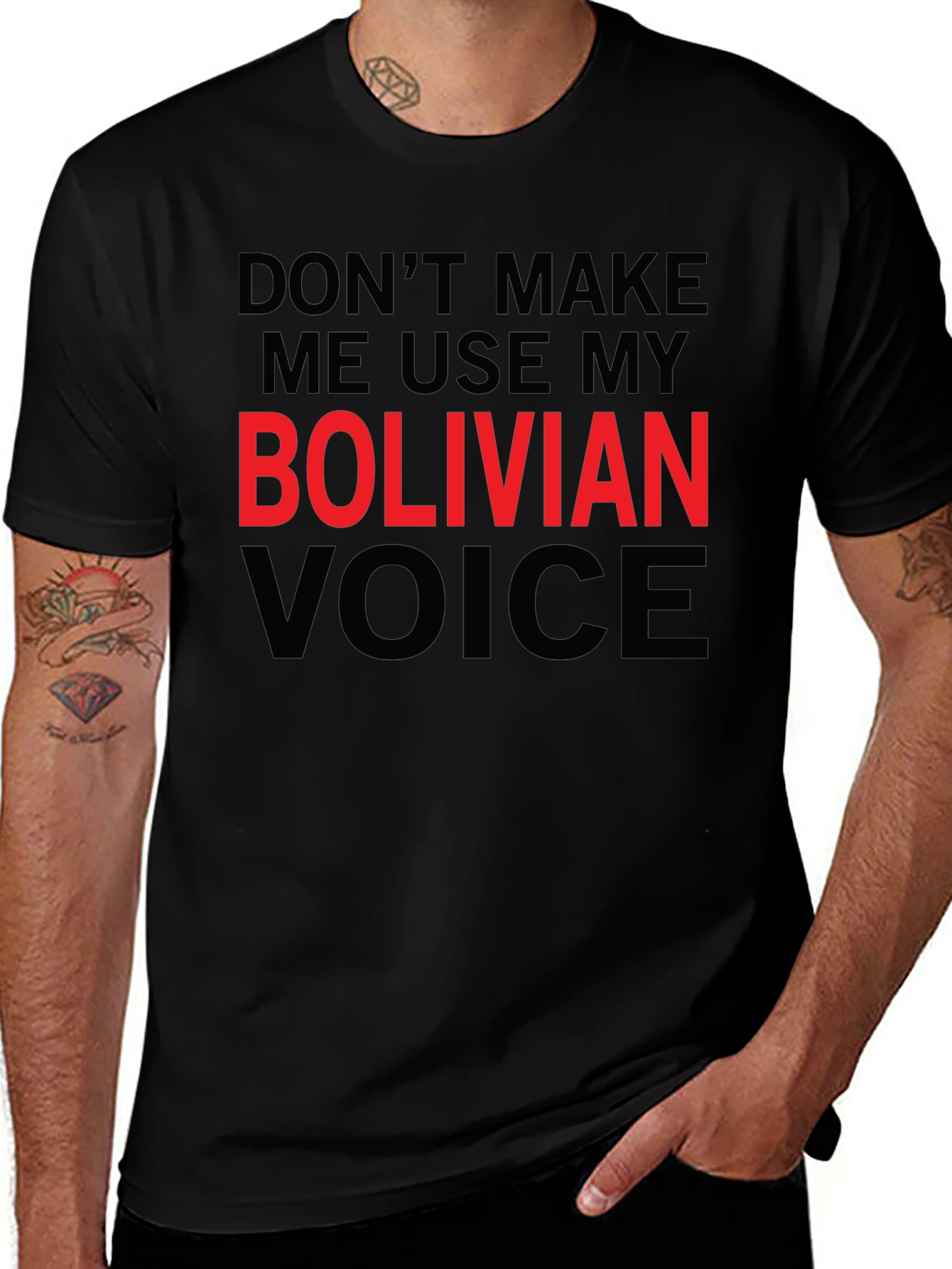 Bolivian Voice T-Shirt - Funny Graphic Tee