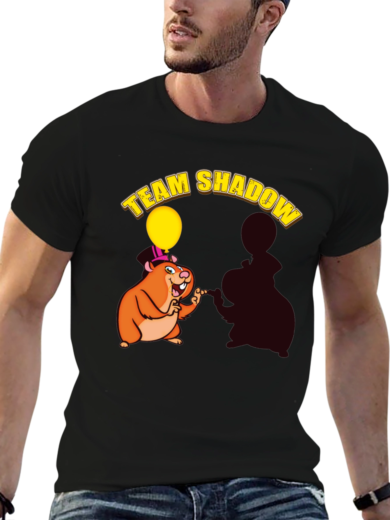 Team Shadow T-Shirt - Cute Hamster Design