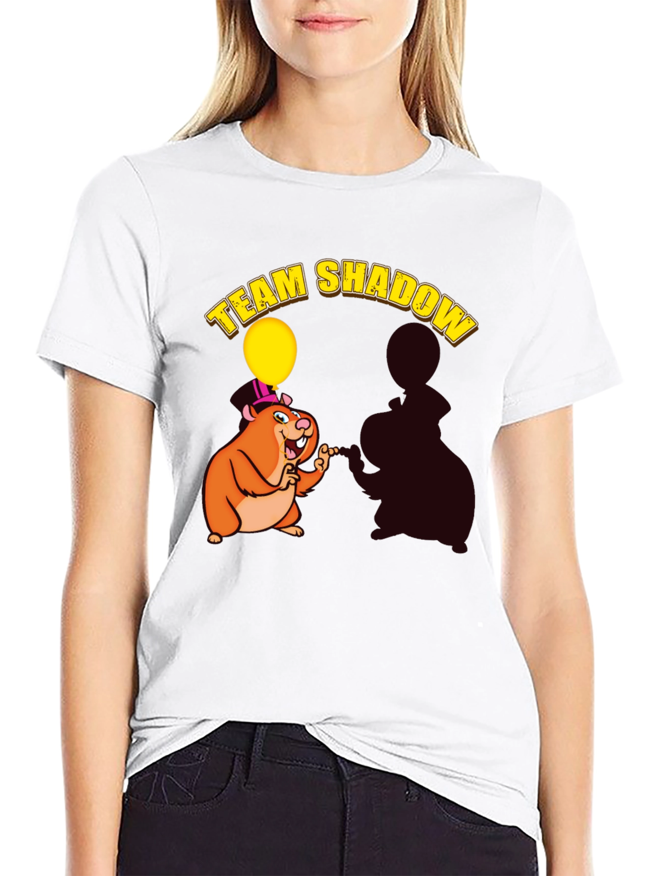 Team Shadow T-Shirt - Cute Hamster Design