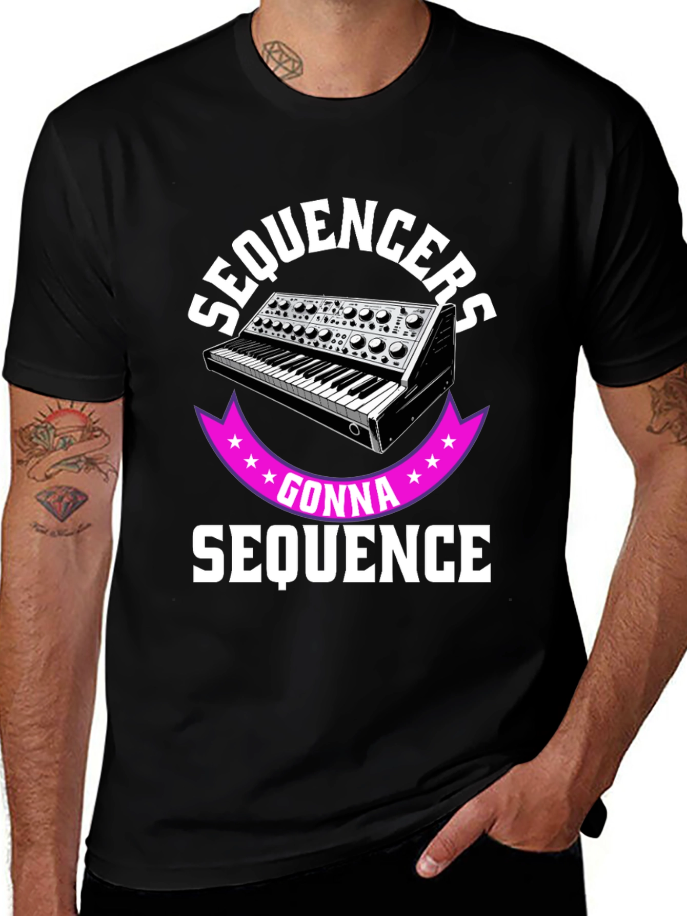 Sequencer T-Shirt - Electronic Music Producer Tee