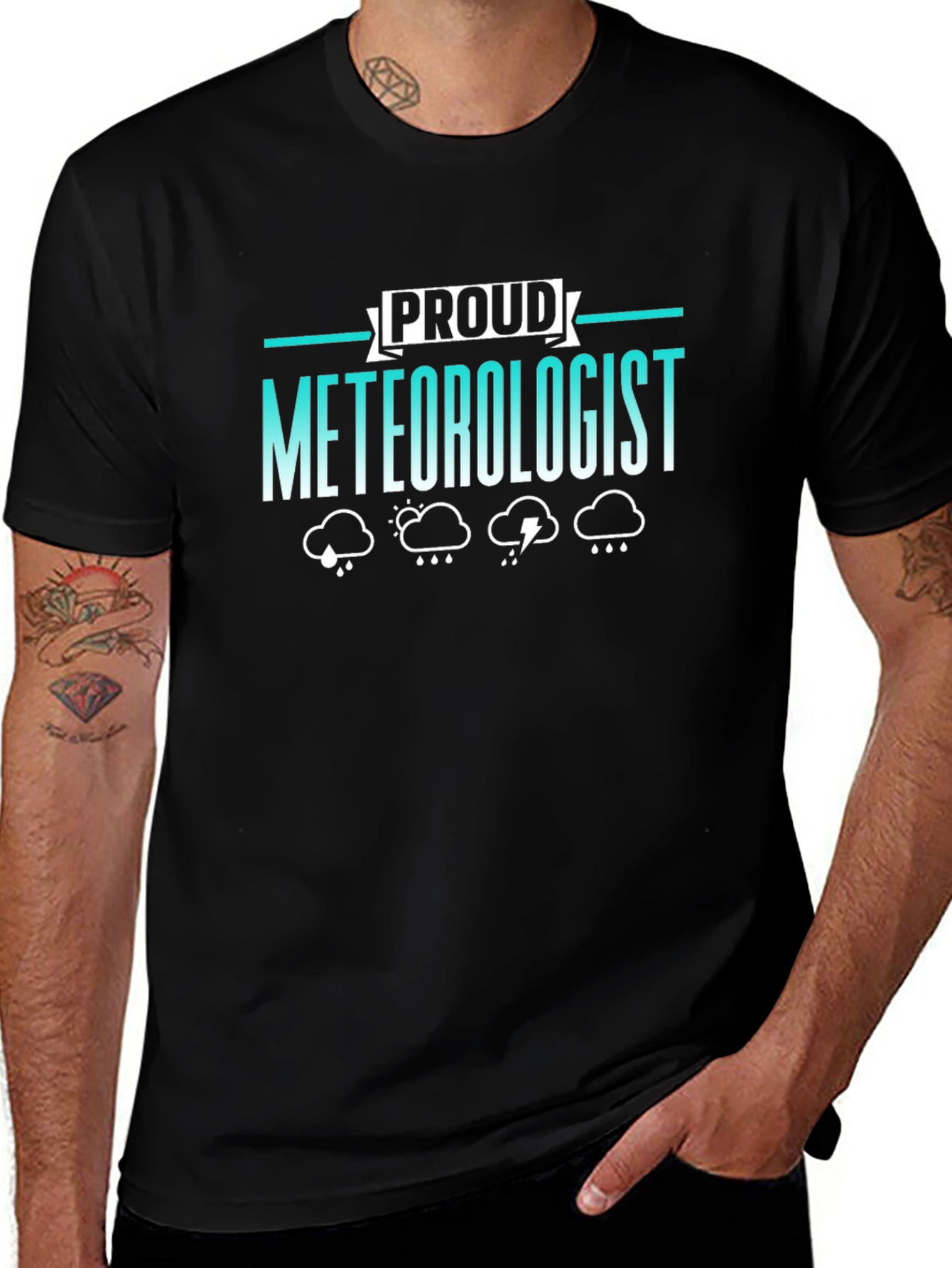 Proud Meteorologist Graphic T-Shirt - Weather Lover Tee