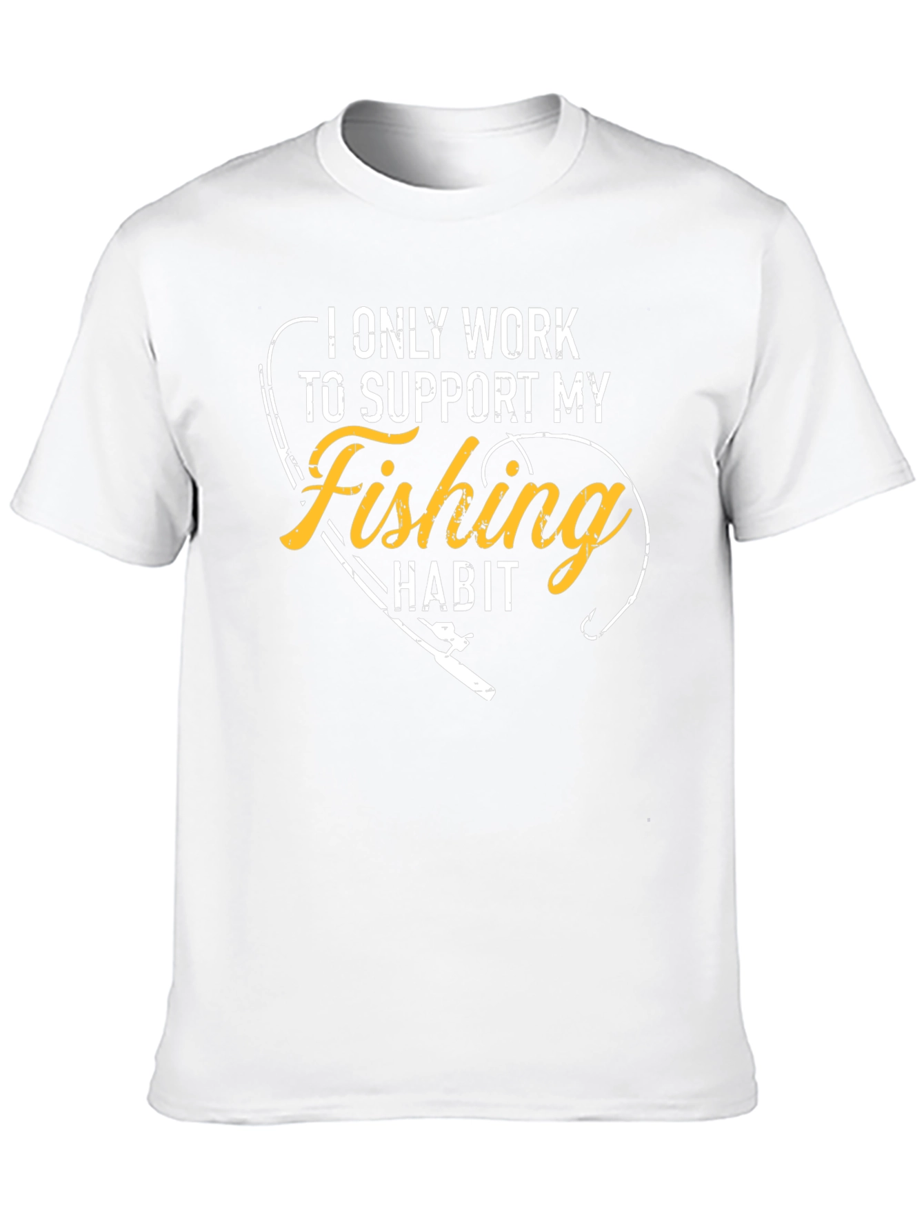 Fishing Habit Graphic Tee - Support My Hobby