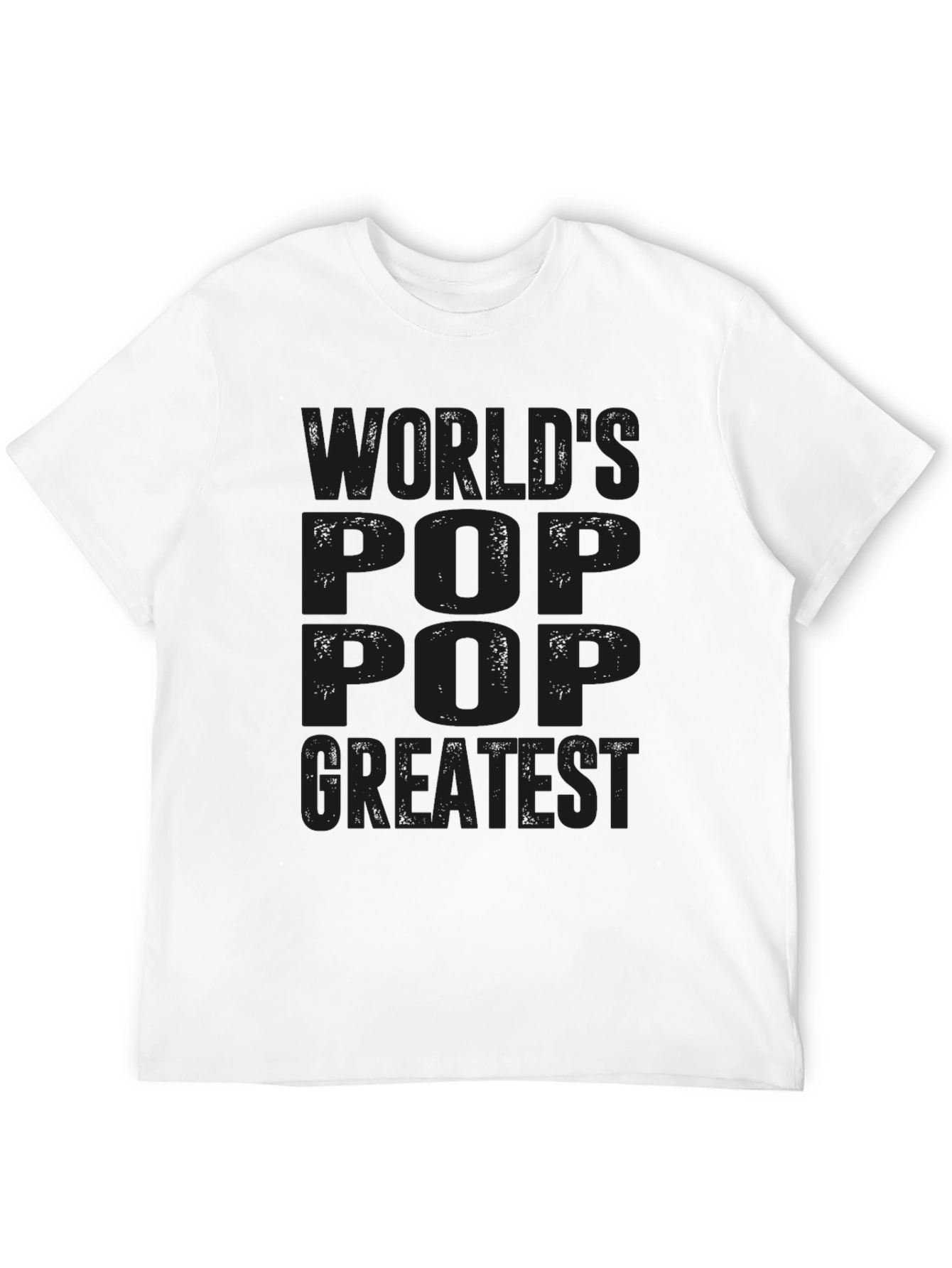 Worlds Greatest Pop Pop Black T-Shirt
