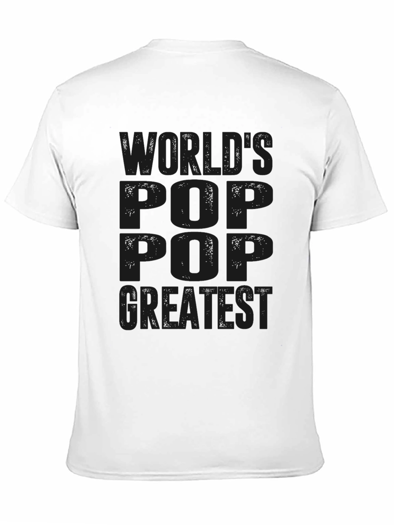 Worlds Greatest Pop Pop Black T-Shirt
