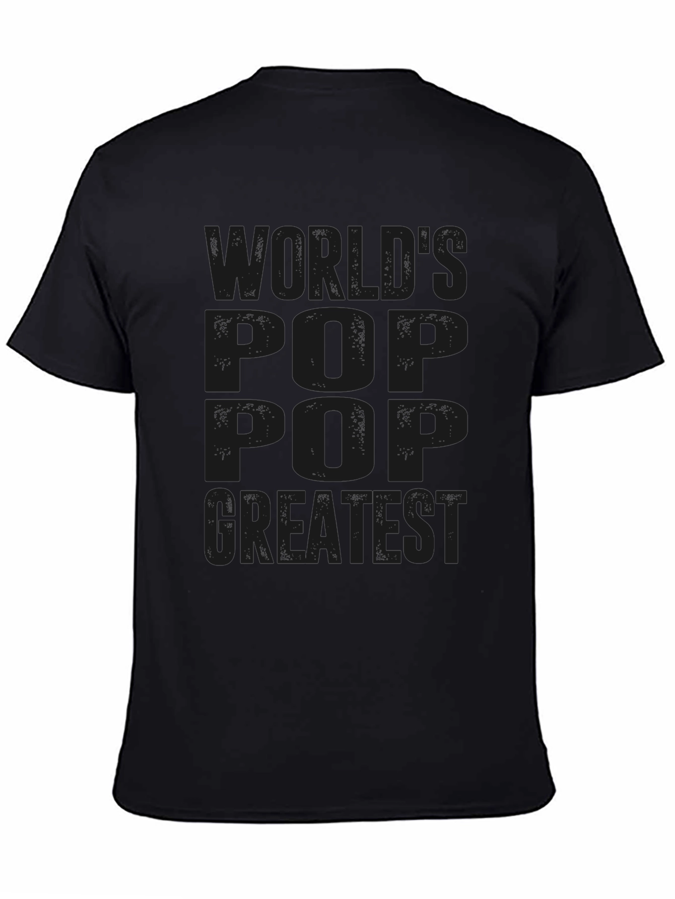 Worlds Greatest Pop Pop Black T-Shirt