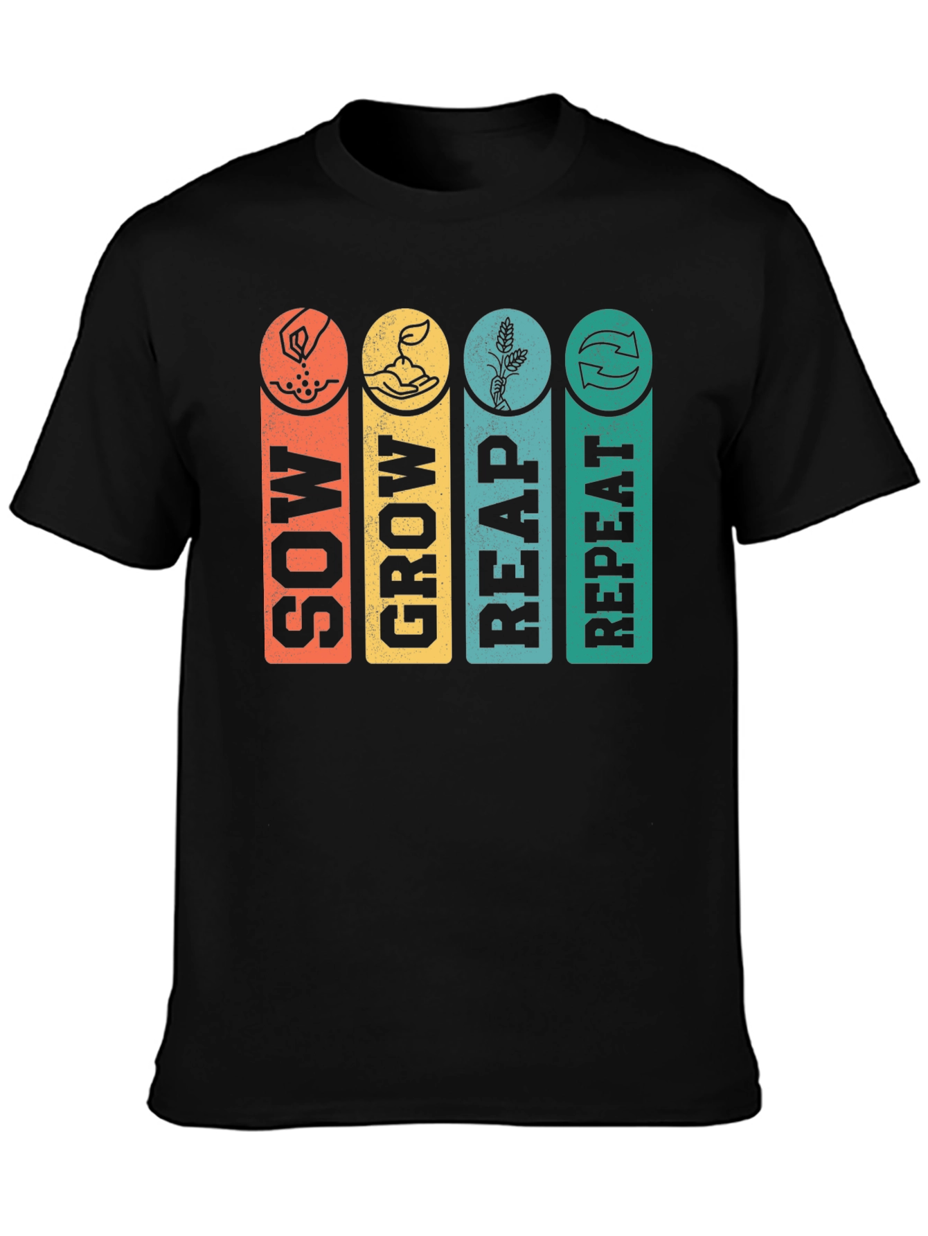 Sow Grow Reap Repeat Graphic Tee