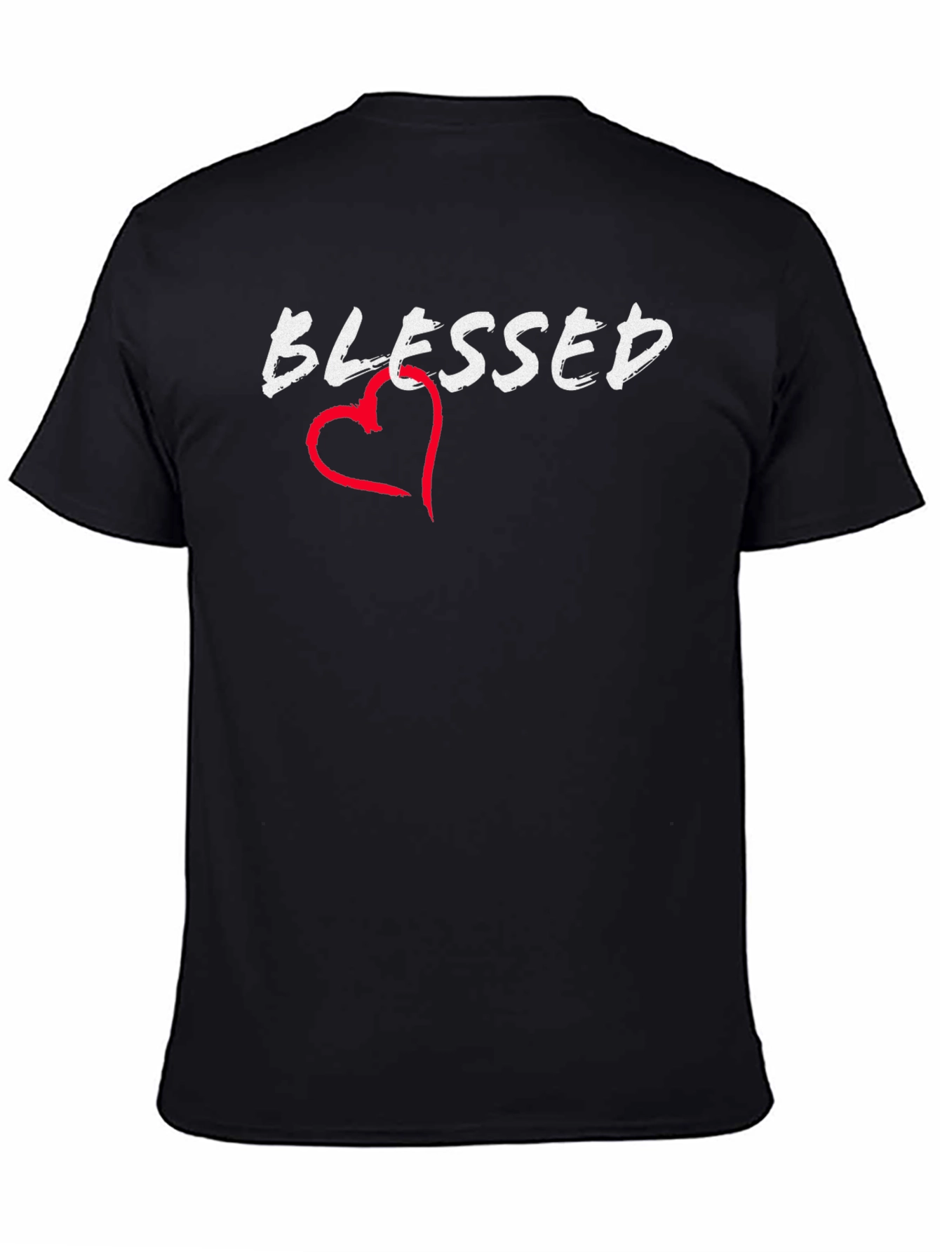 Blessed Heart Graphic Tee - Casual Comfort