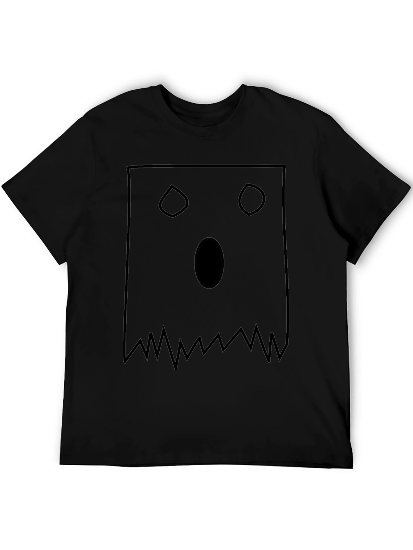 Spooky Ghost Face T-Shirt - Halloween Apparel