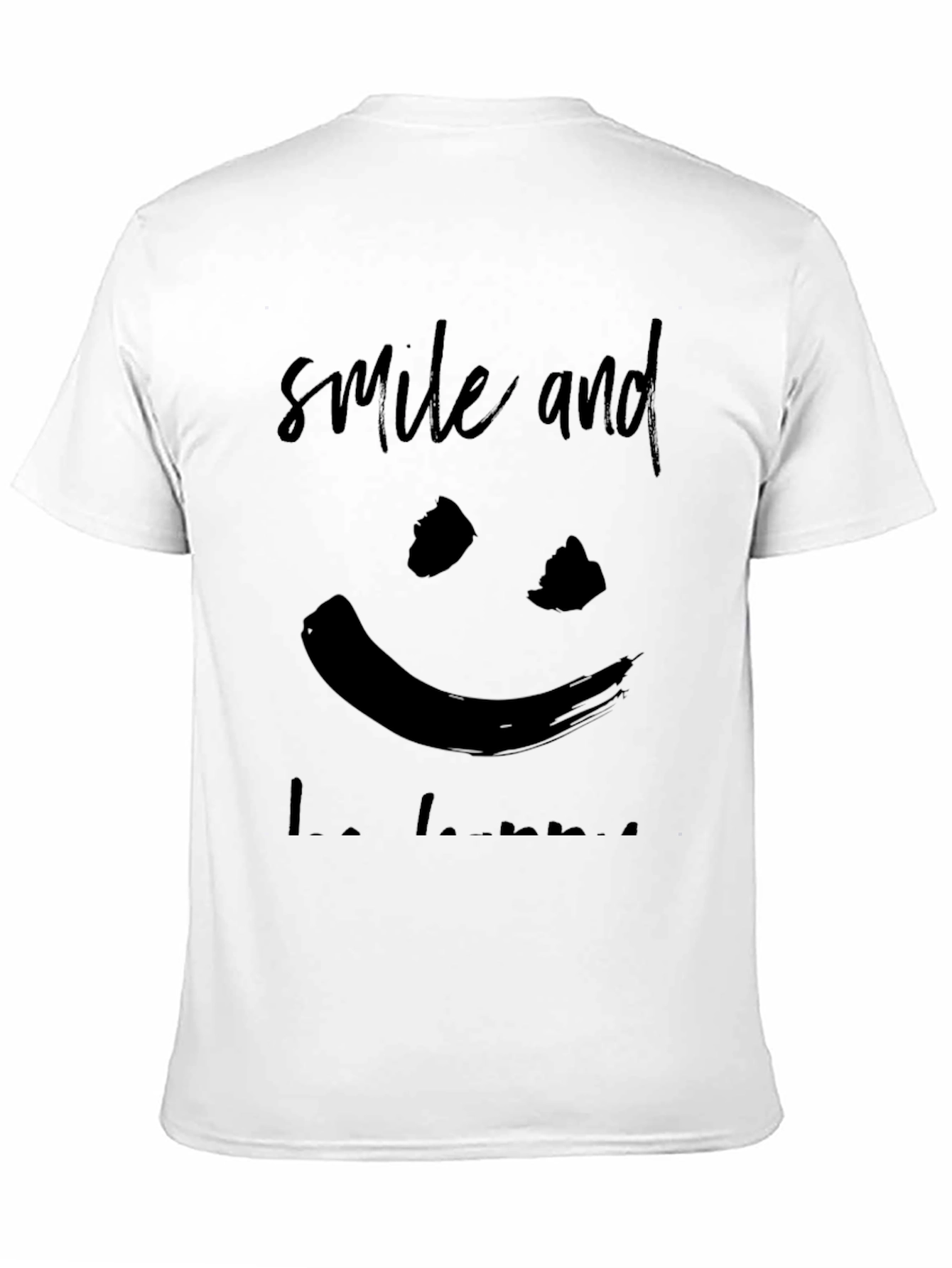 Smile and Be Happy Graphic Tee