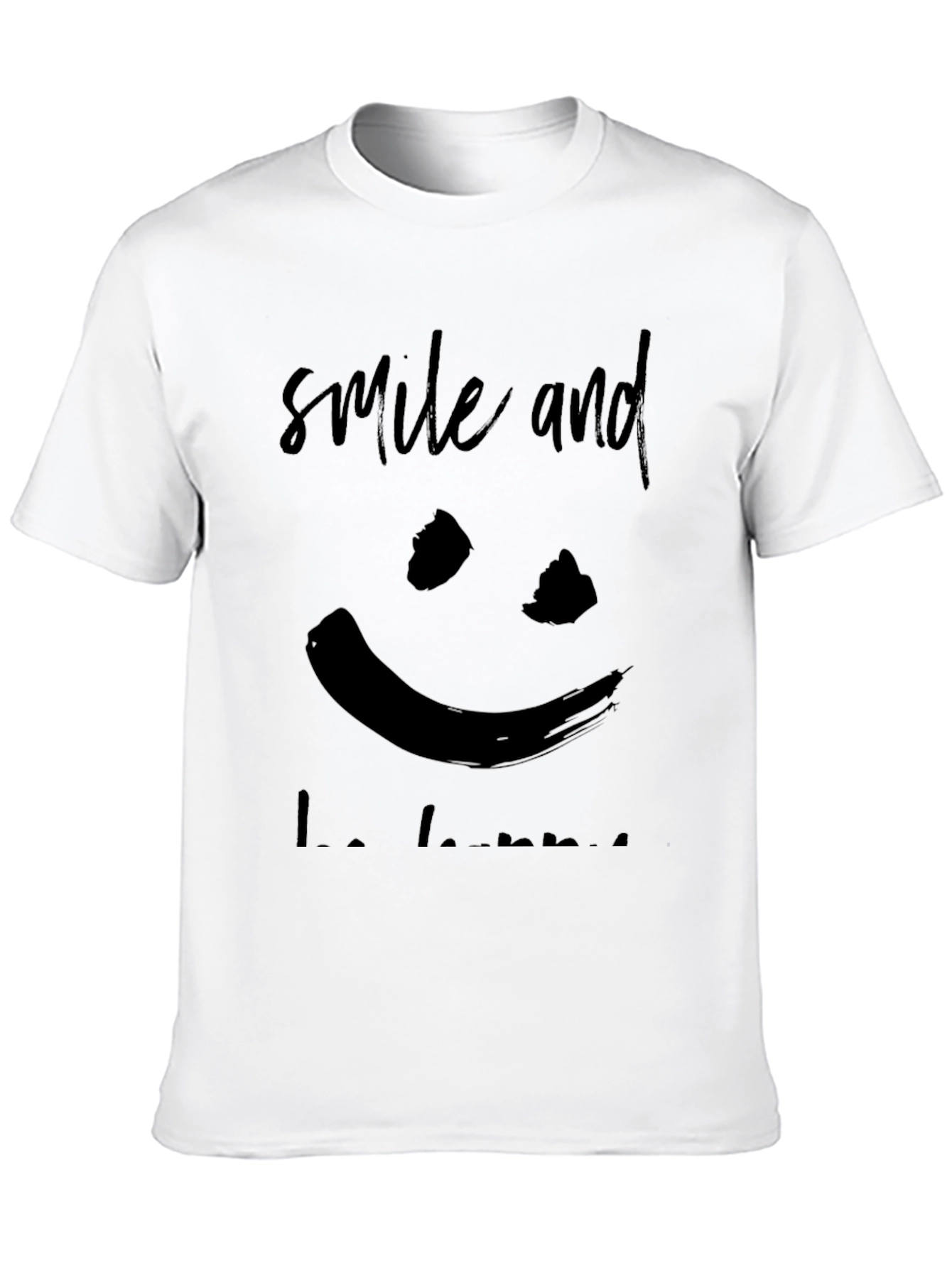Smile and Be Happy Graphic Tee