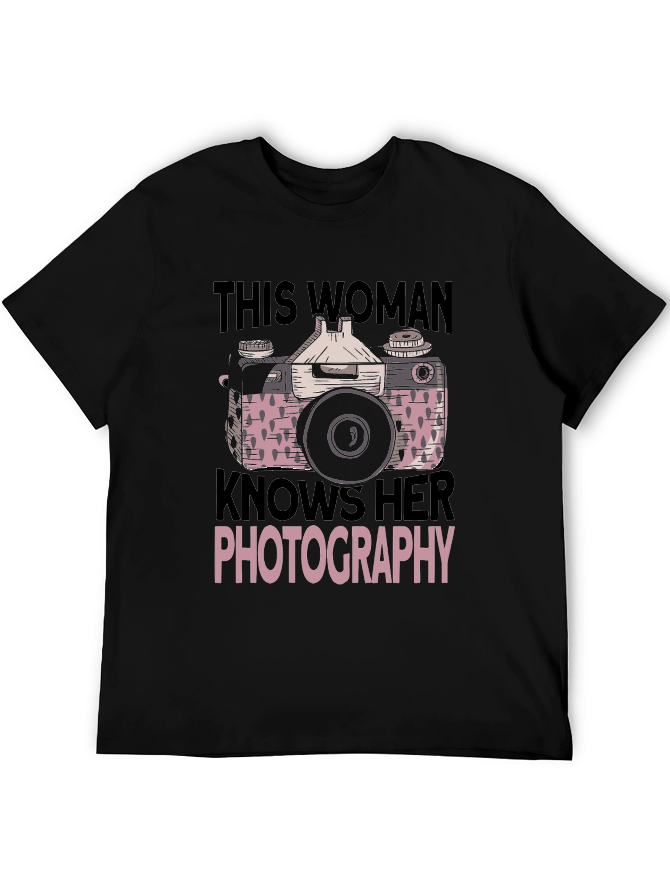Womens Photography T-Shirt - Camera Graphic Tee