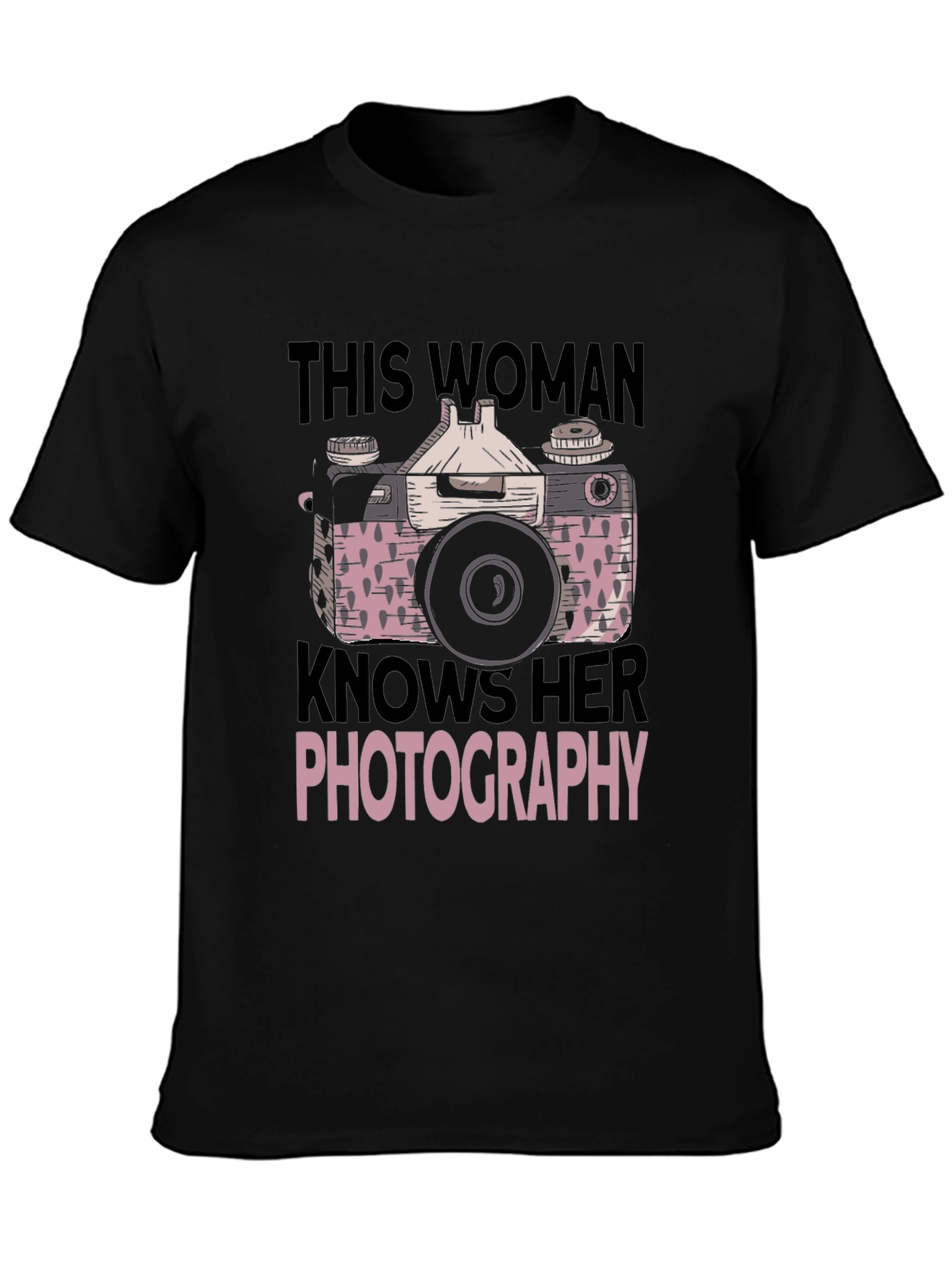 Womens Photography T-Shirt - Camera Graphic Tee