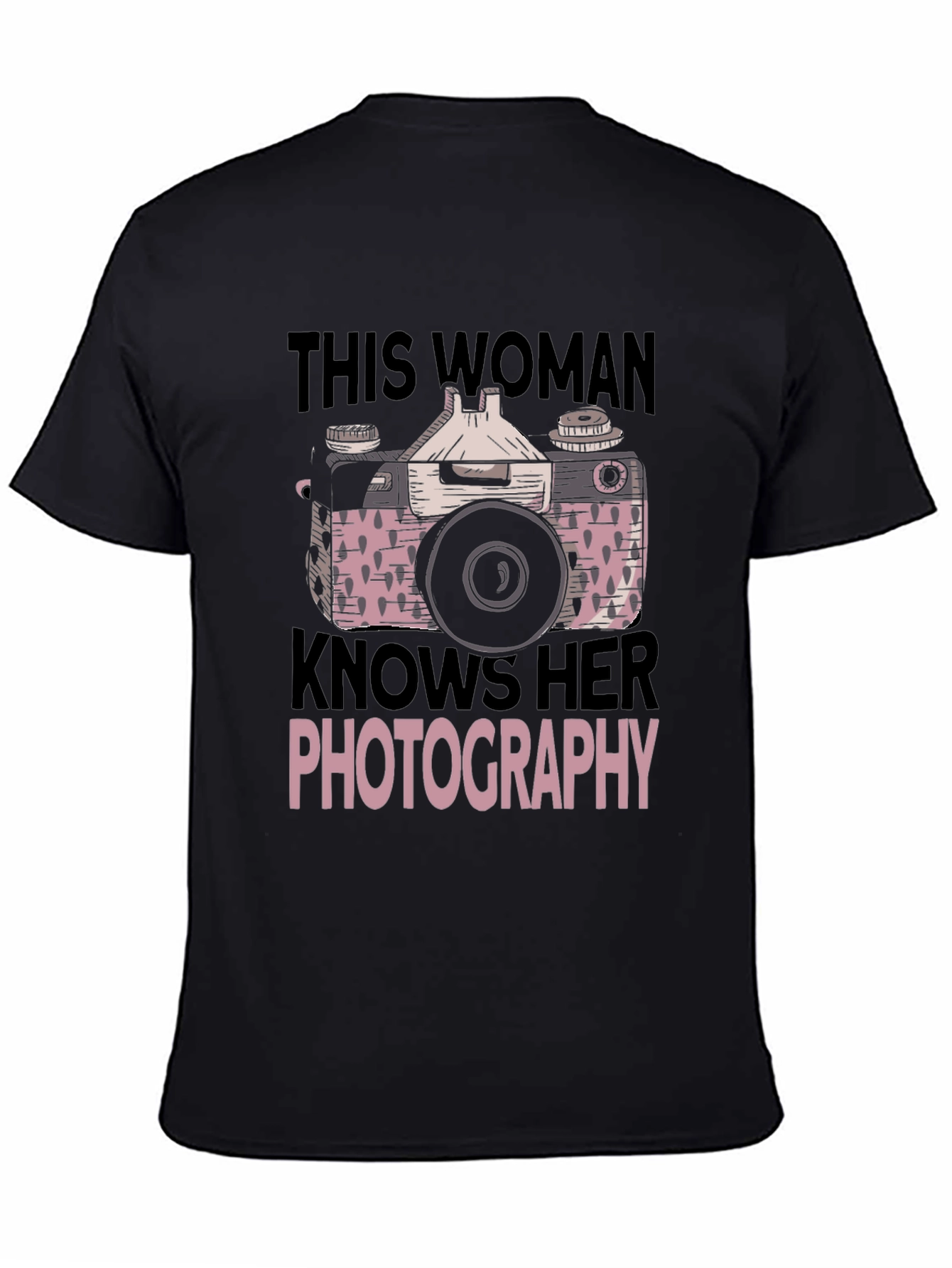 Womens Photography T-Shirt - Camera Graphic Tee