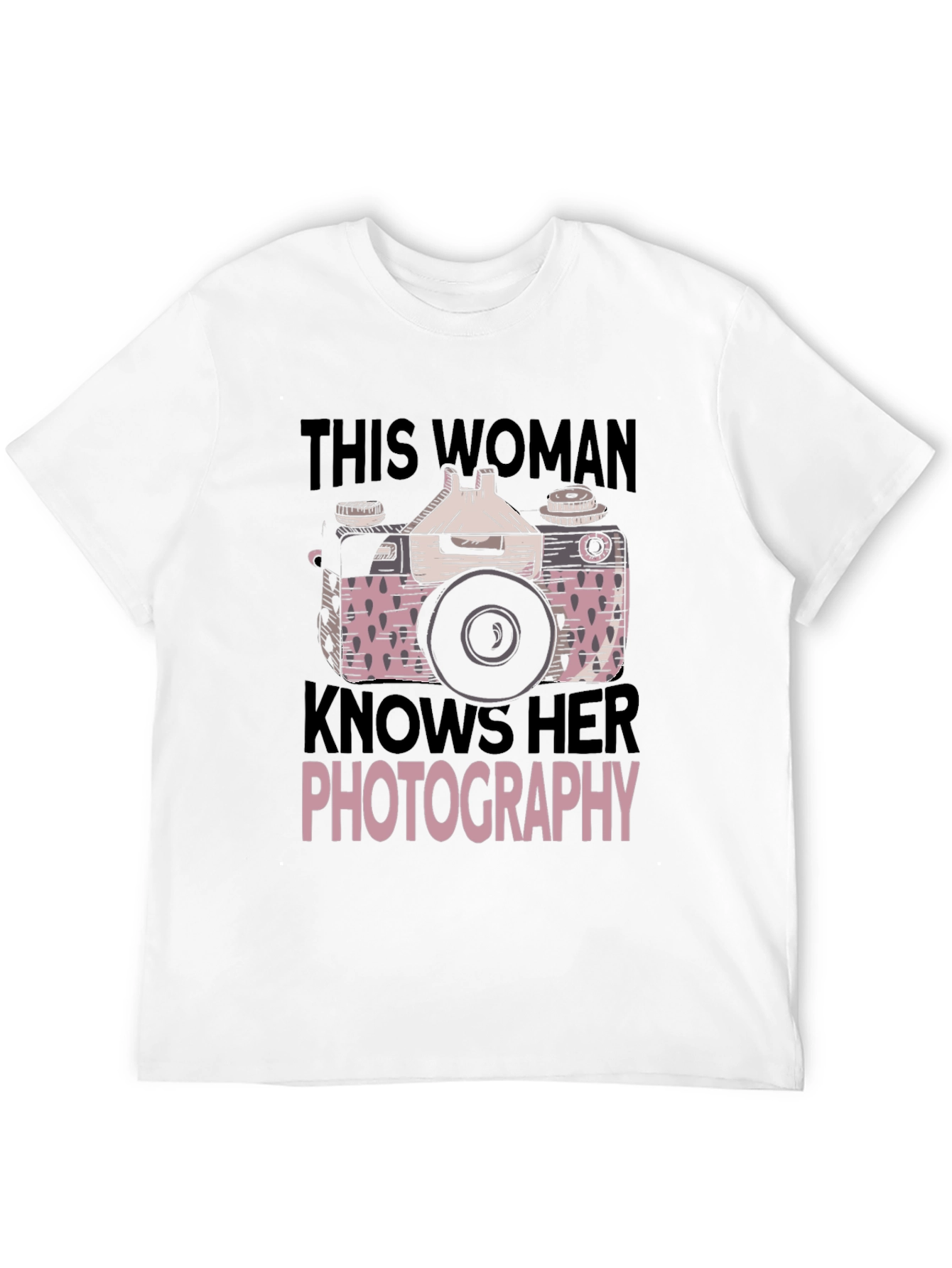 Womens Photography T-Shirt - Camera Graphic Tee