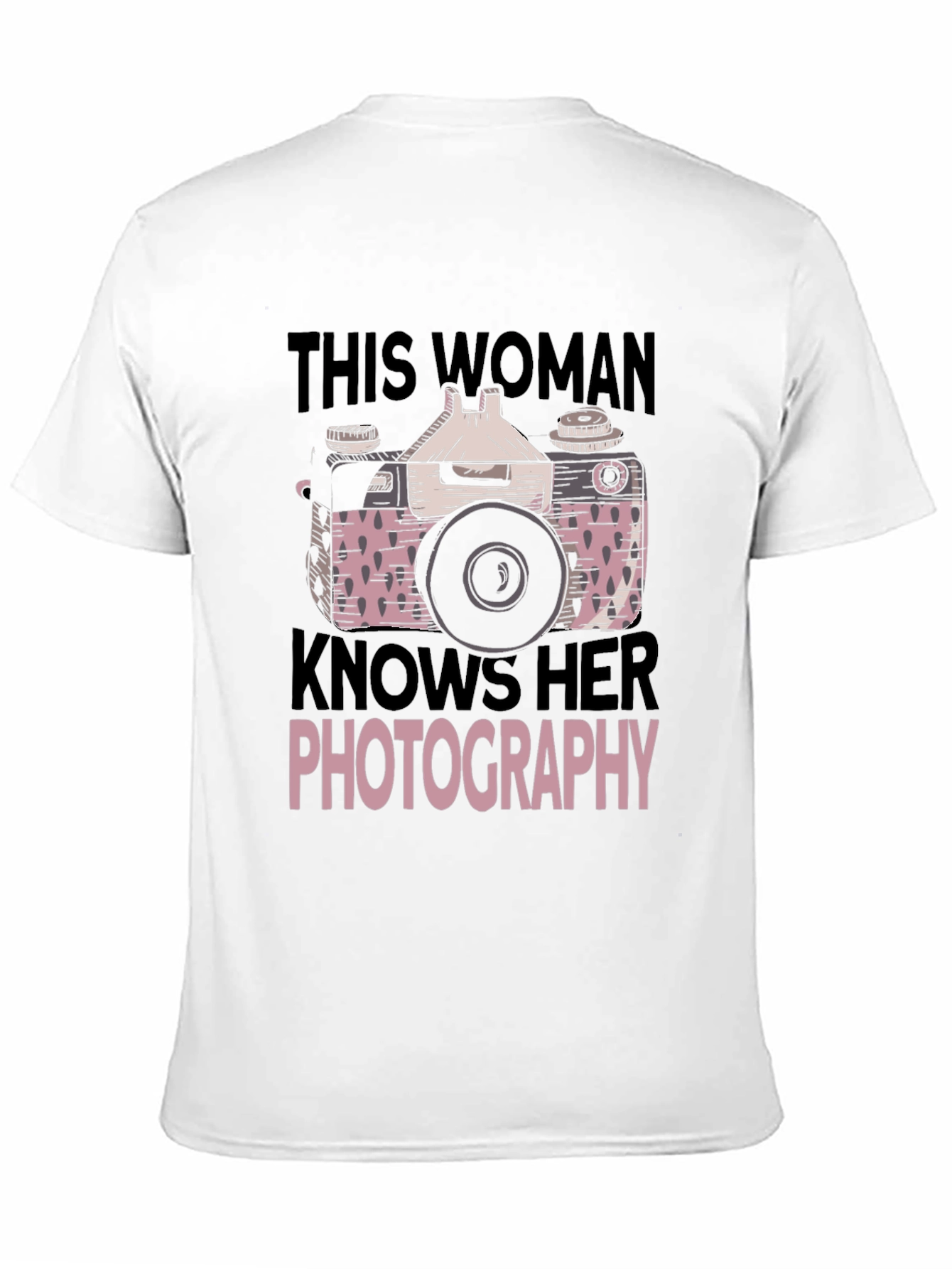 Womens Photography T-Shirt - Camera Graphic Tee