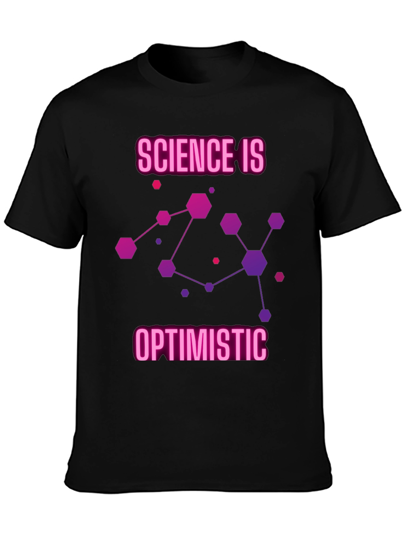 Science Is Optimistic Graphic T-Shirt