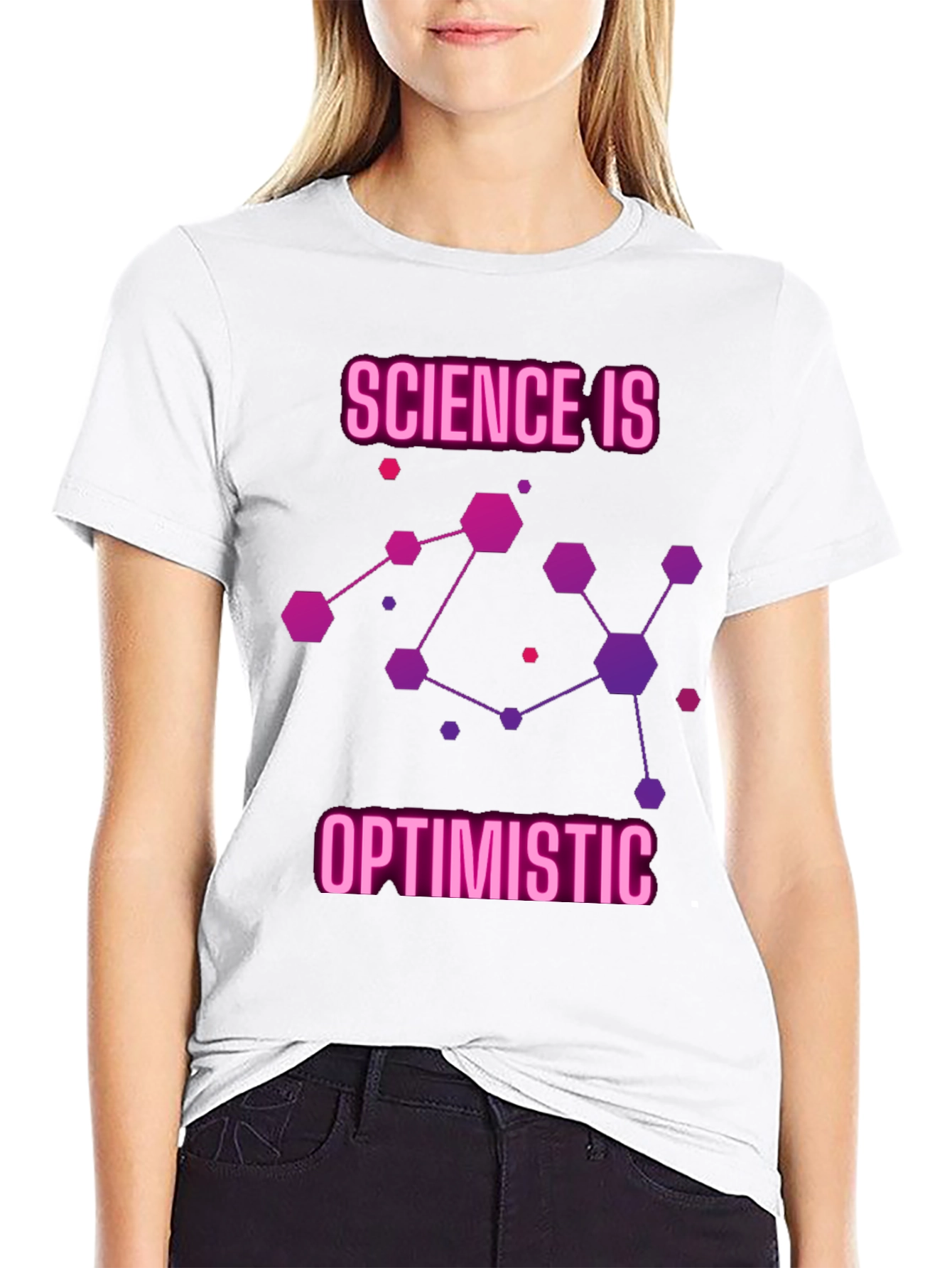Science Is Optimistic Graphic T-Shirt
