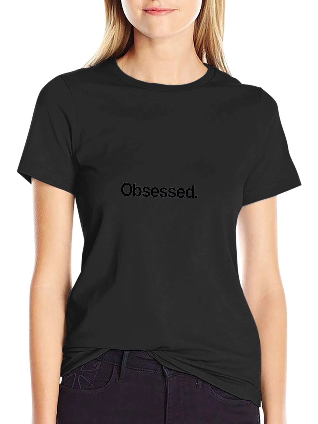 Obsessed Graphic T-Shirt - Black