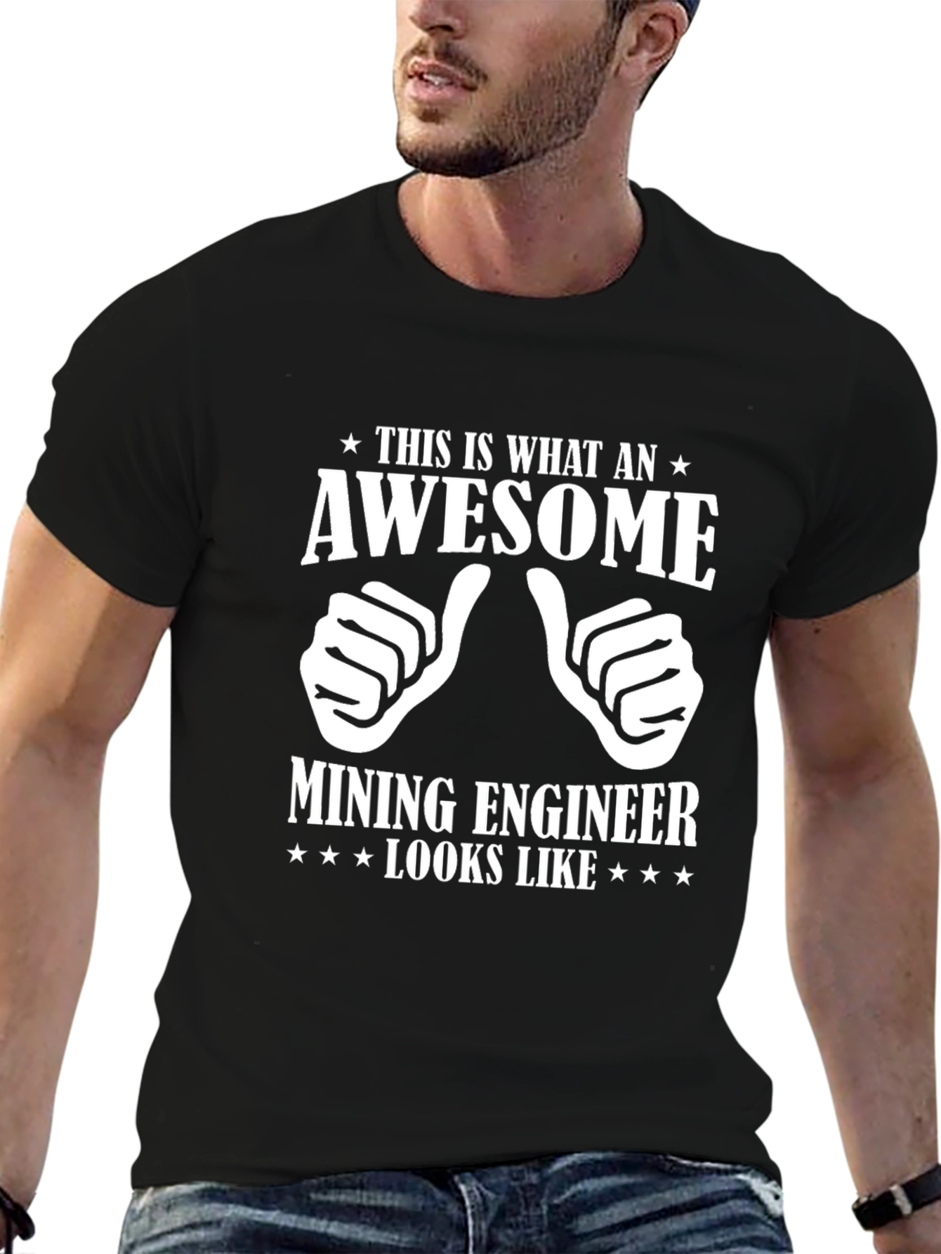 Awesome Mining Engineer Graphic T-Shirt