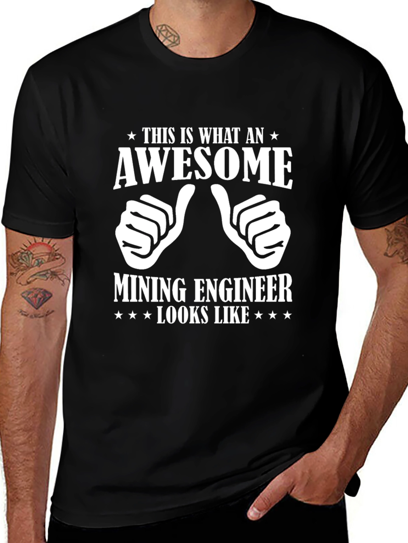 Awesome Mining Engineer Graphic T-Shirt