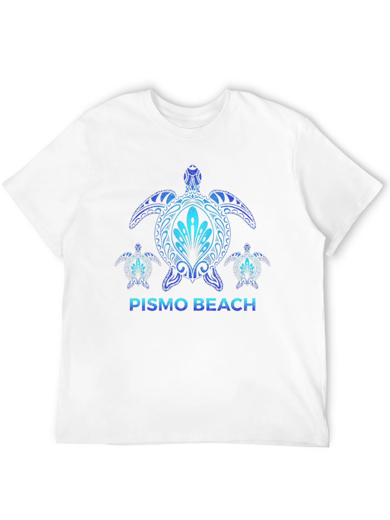 Pismo Beach Turtle Graphic Tee - Black