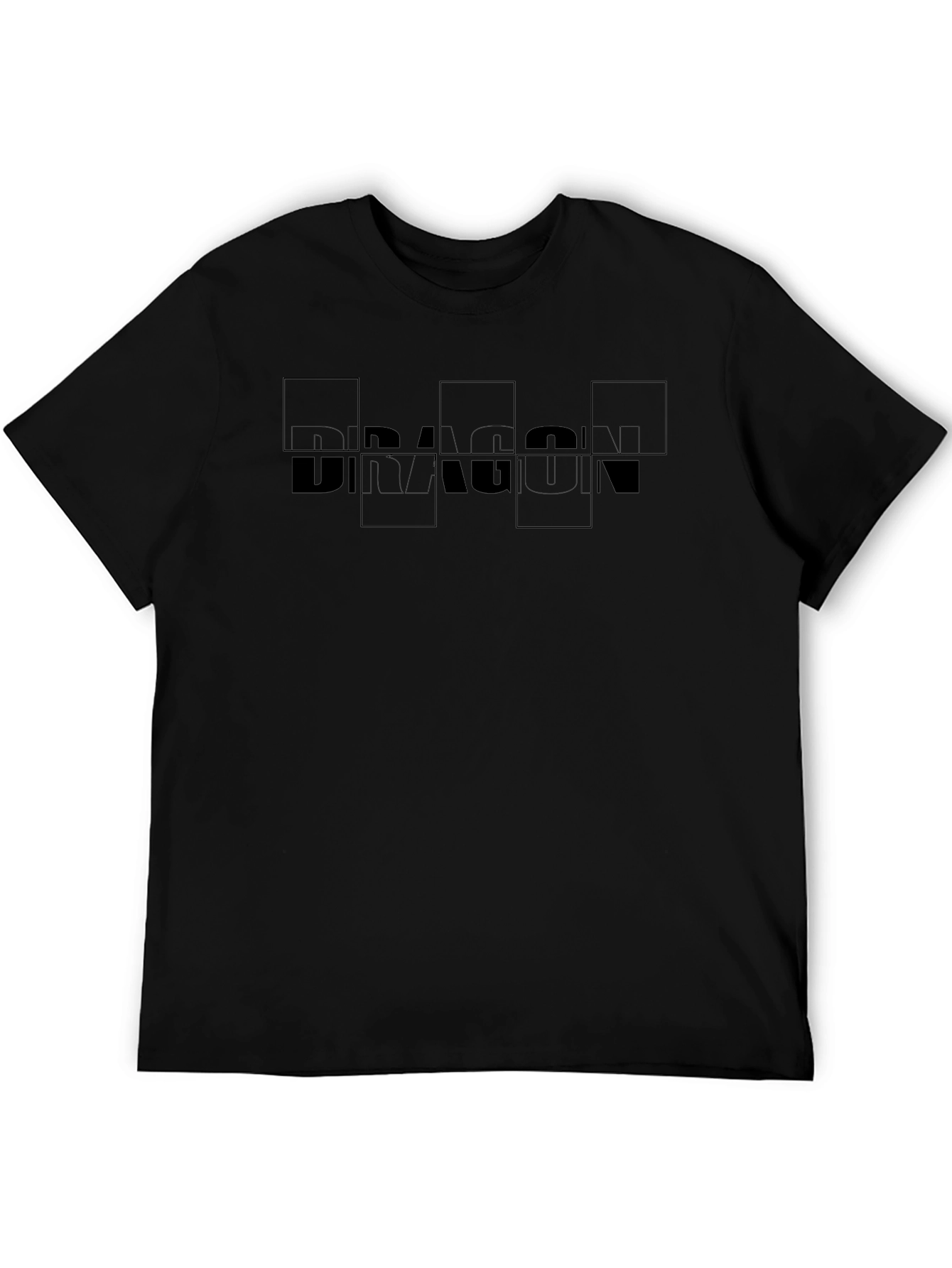 Black Dragon Graphic Tee - Modern Streetwear
