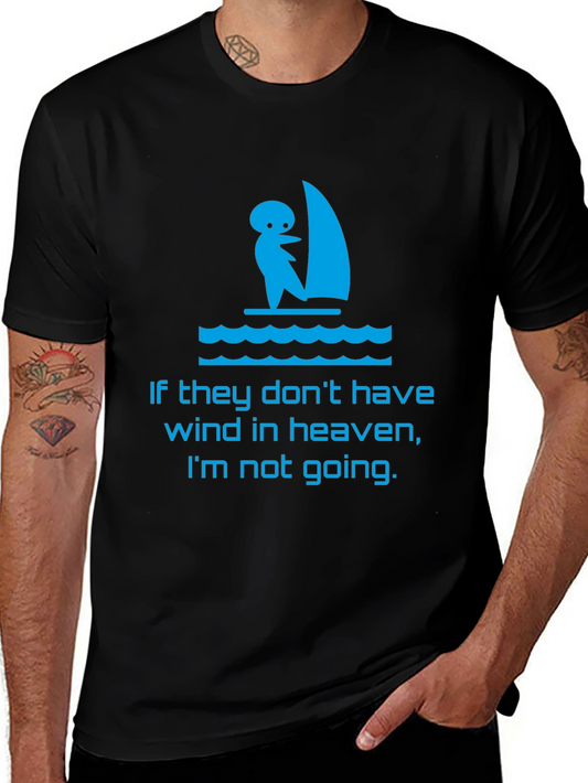 Heavenly Wind Surfing T-Shirt - Black