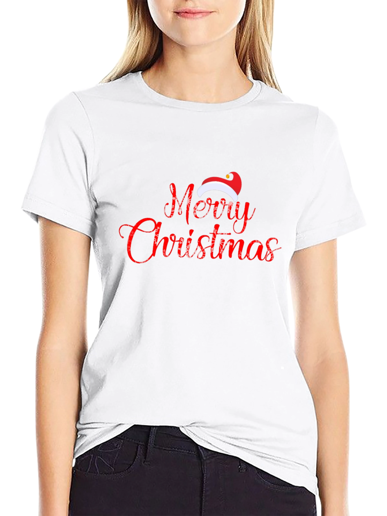 Festive Merry Christmas Graphic Tee