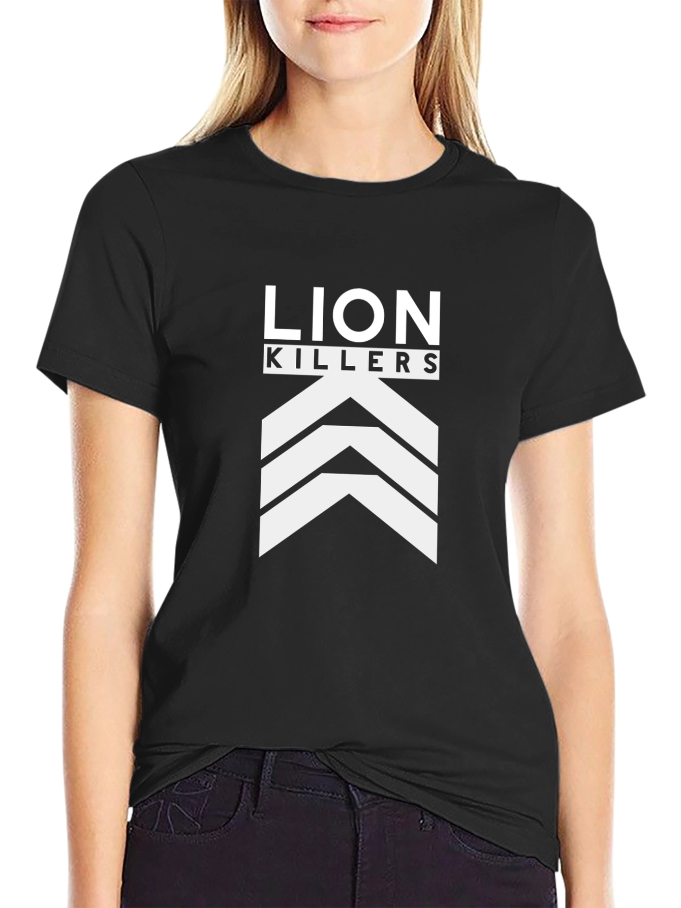 Lion Killers Black Graphic Tee