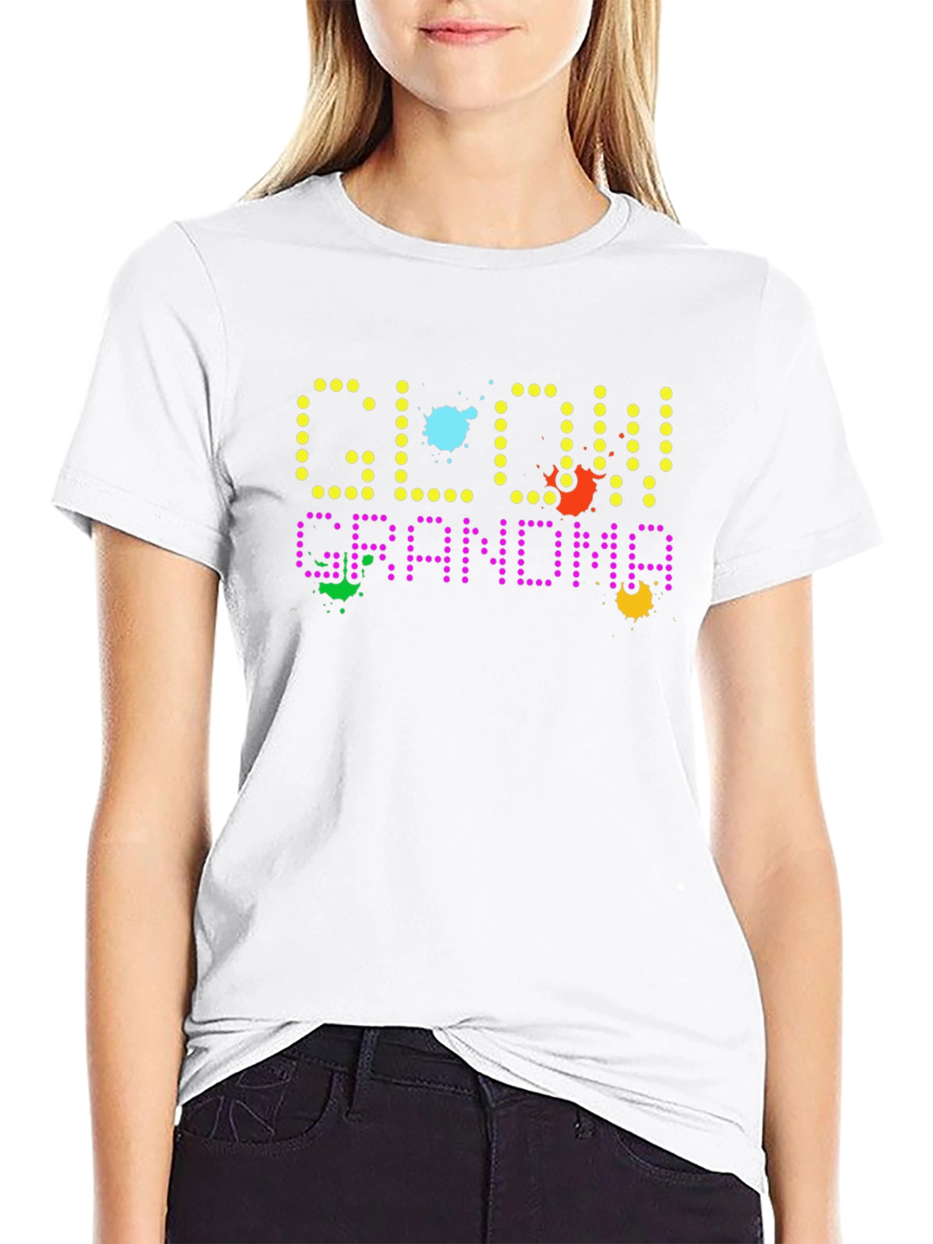 Glow Grandma T-Shirt - Novelty Graphic Tee