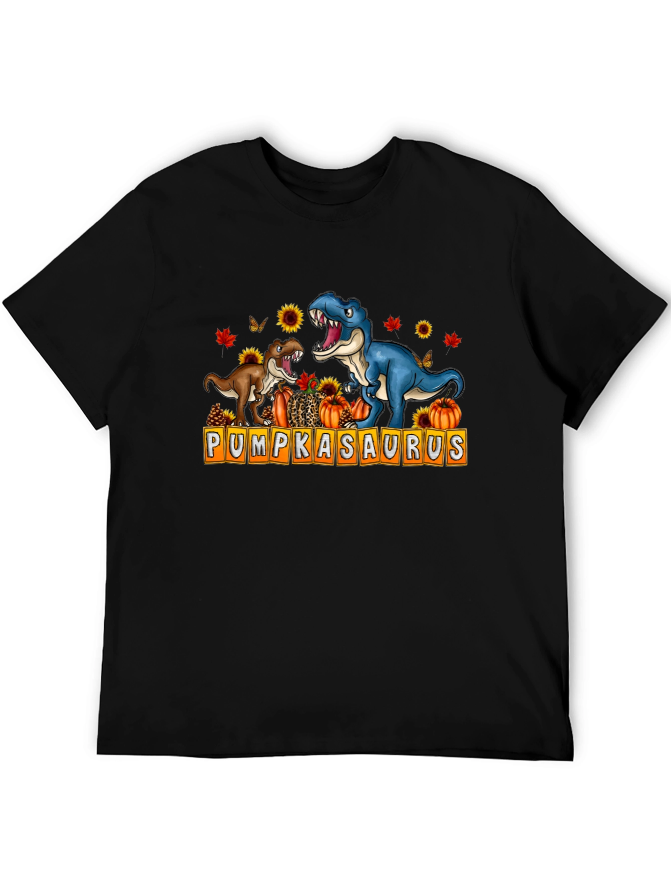 Pumpkasaurus T-Shirt - Dinosaur Pumpkin Fall Design