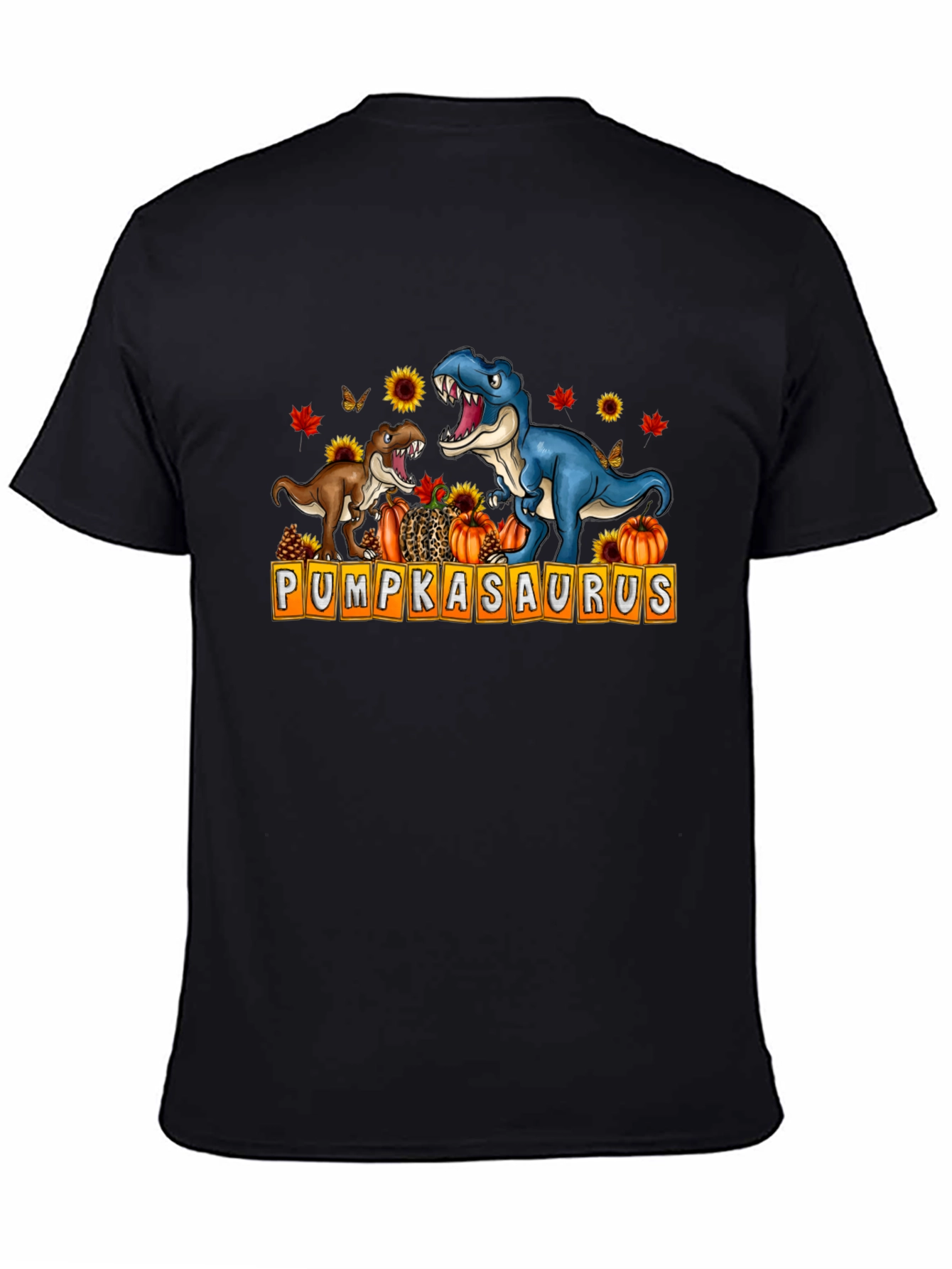 Pumpkasaurus T-Shirt - Dinosaur Pumpkin Fall Design