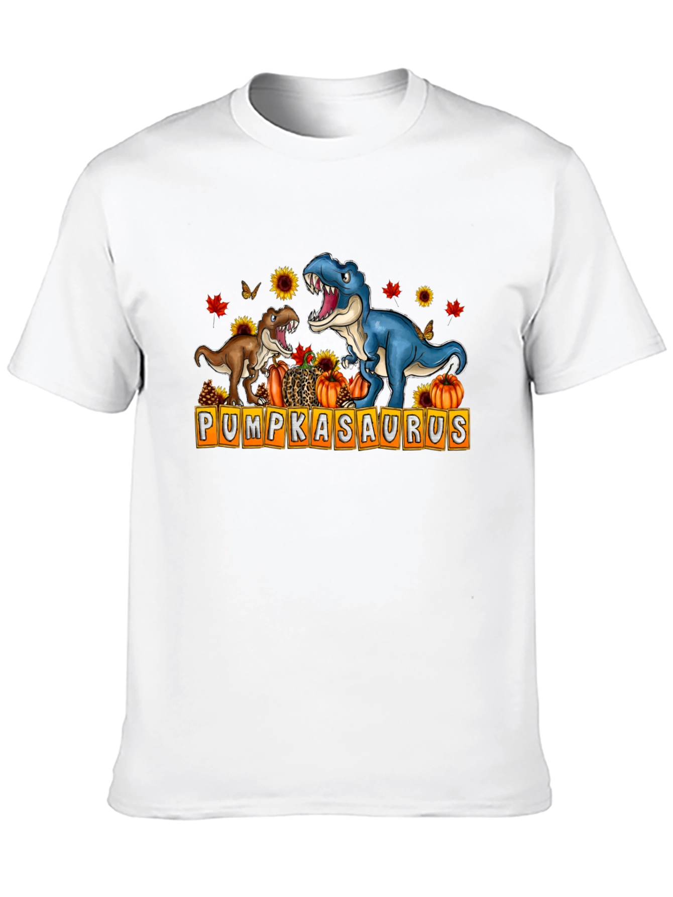 Pumpkasaurus T-Shirt - Dinosaur Pumpkin Fall Design