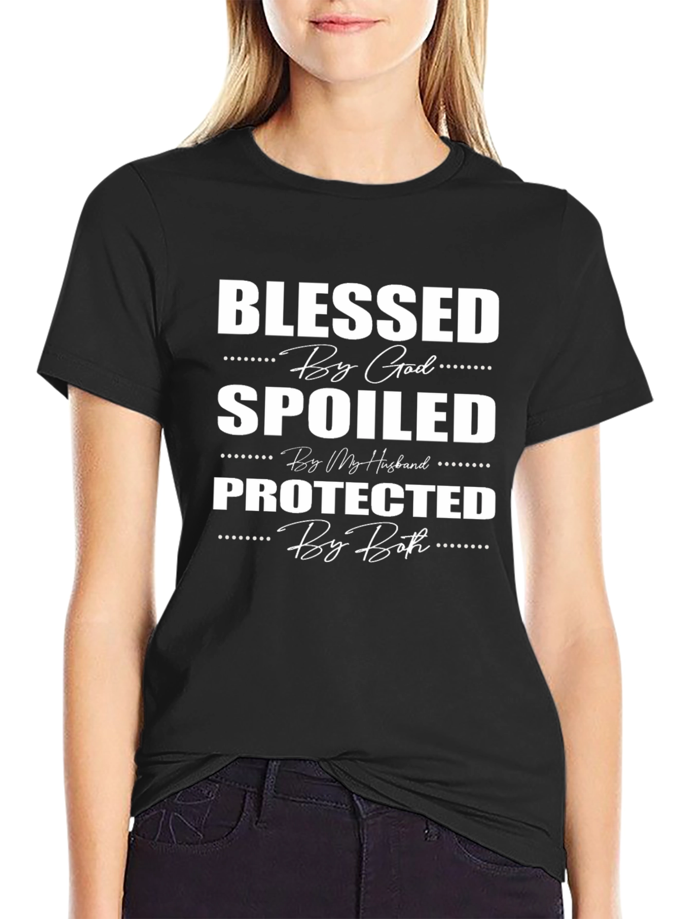 Blessed Spoiled Protected Graphic T-Shirt
