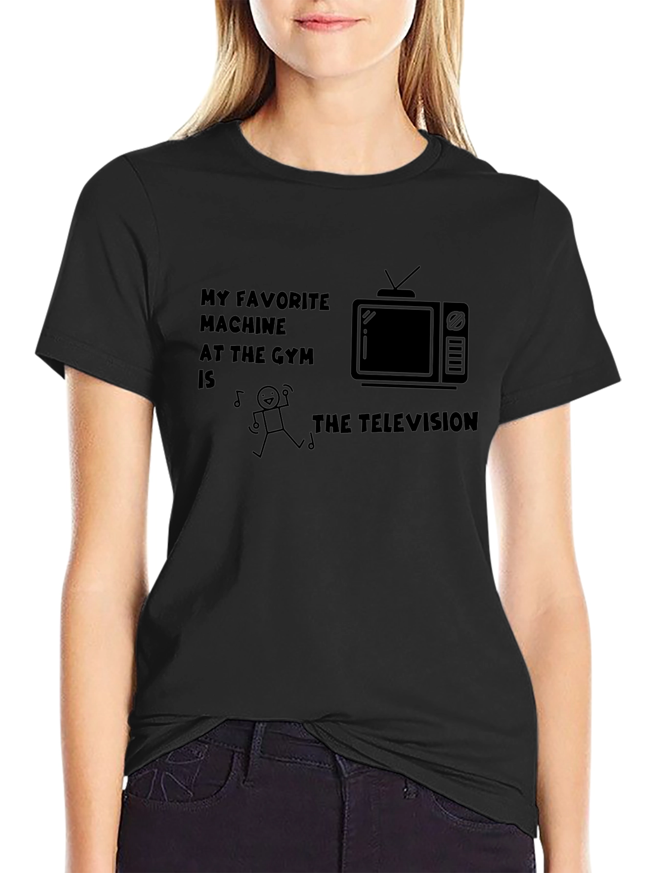 Funny Gym Television T-Shirt