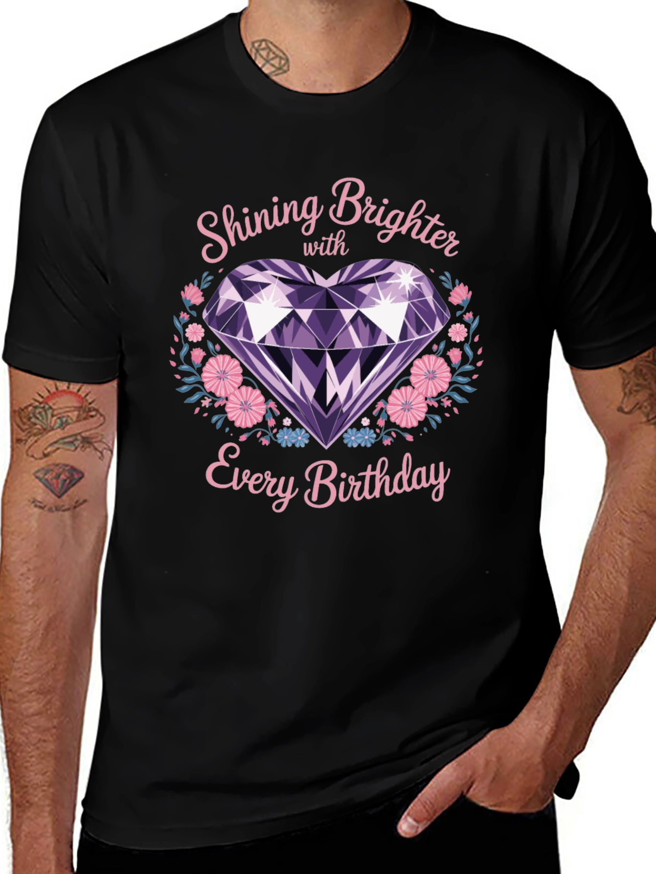 Shining Brighter Birthday Diamond Tee