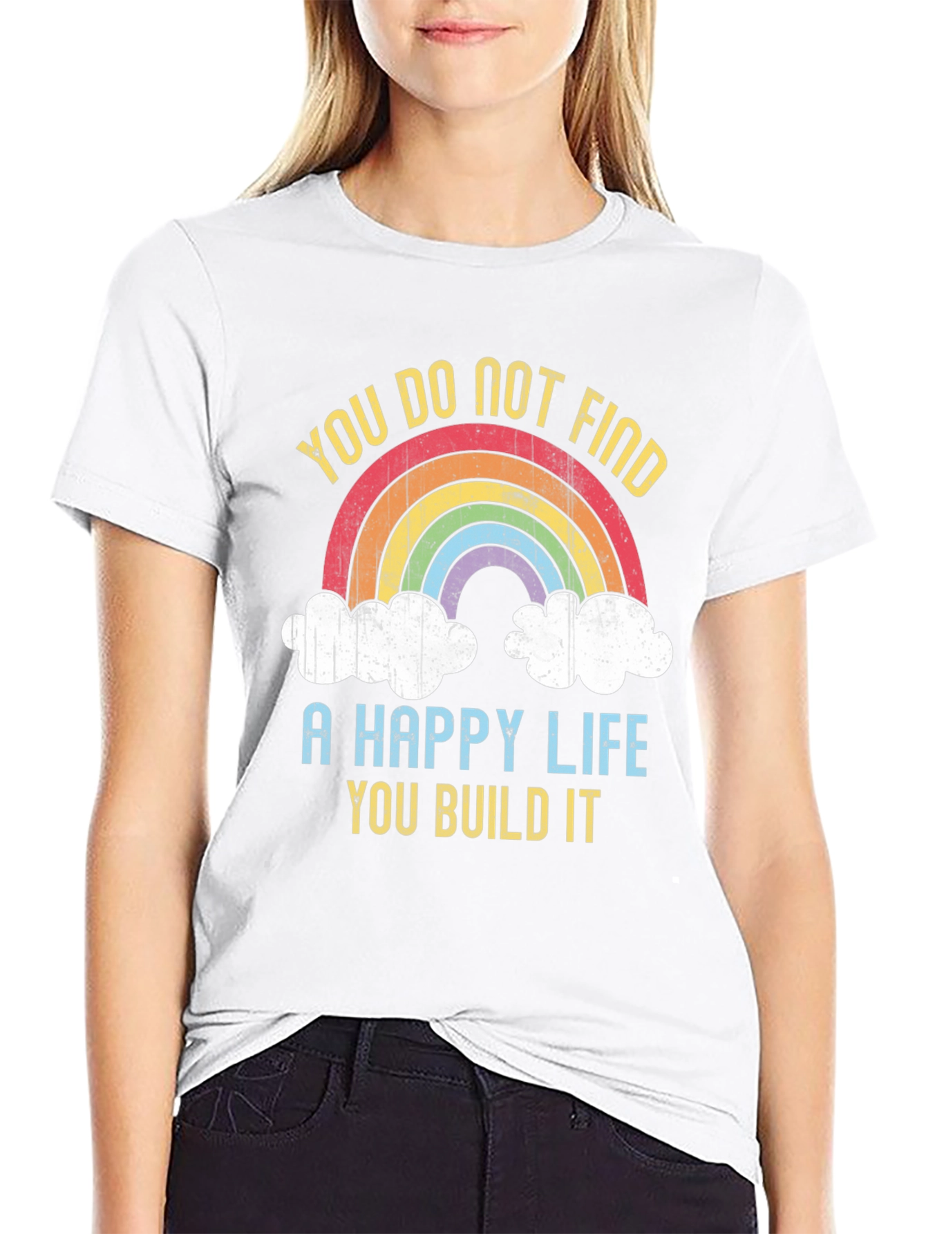You Build It Rainbow Graphic T-Shirt
