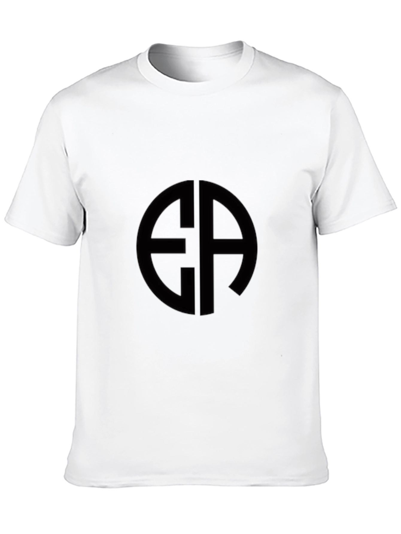 Stylish Black T-Shirt with Unique Circle Design