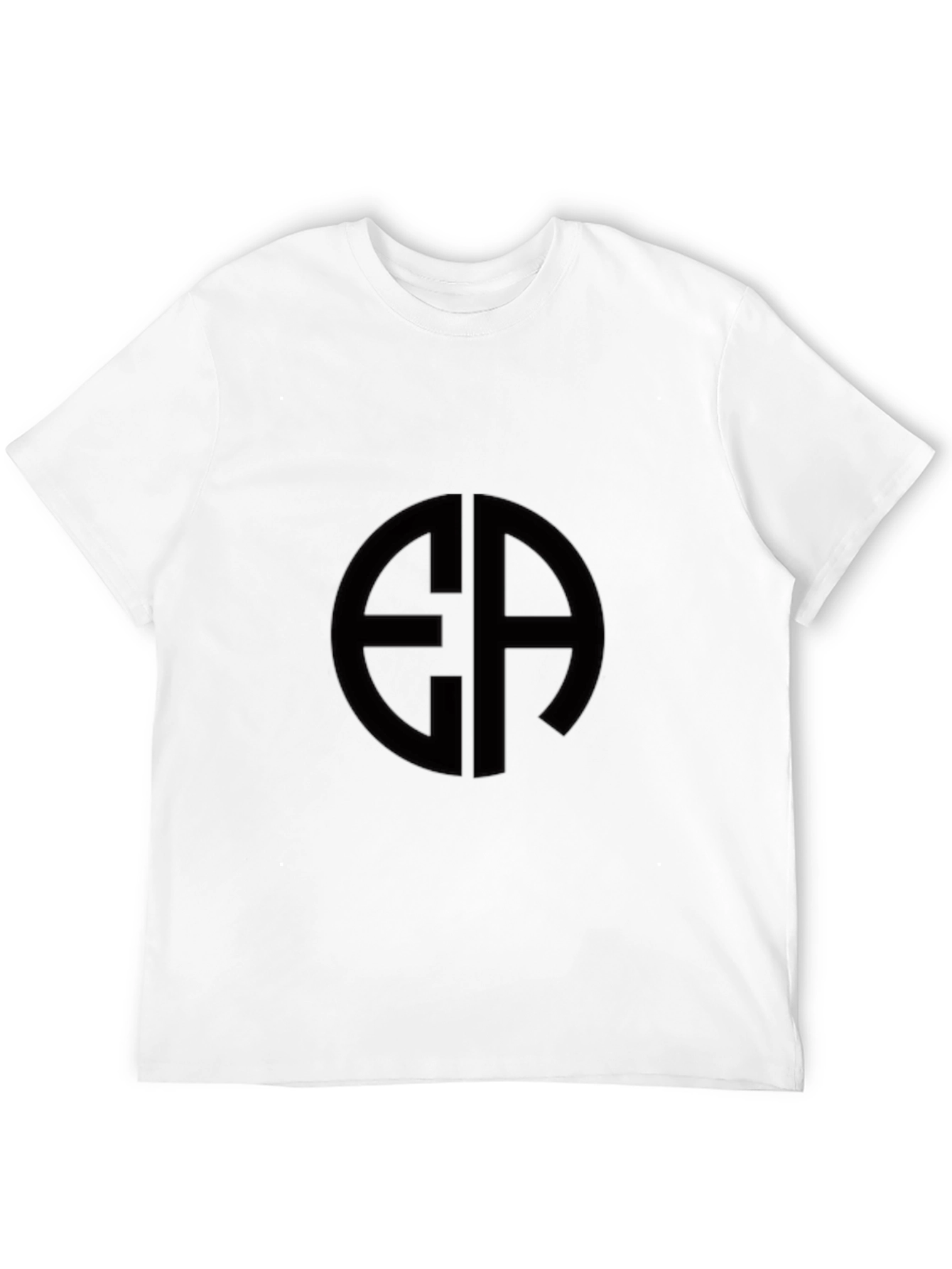 Stylish Black T-Shirt with Unique Circle Design