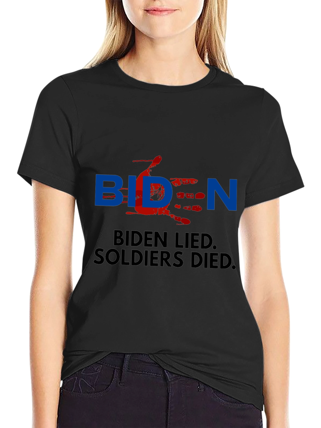 Biden Lied Soldiers Died T-Shirt