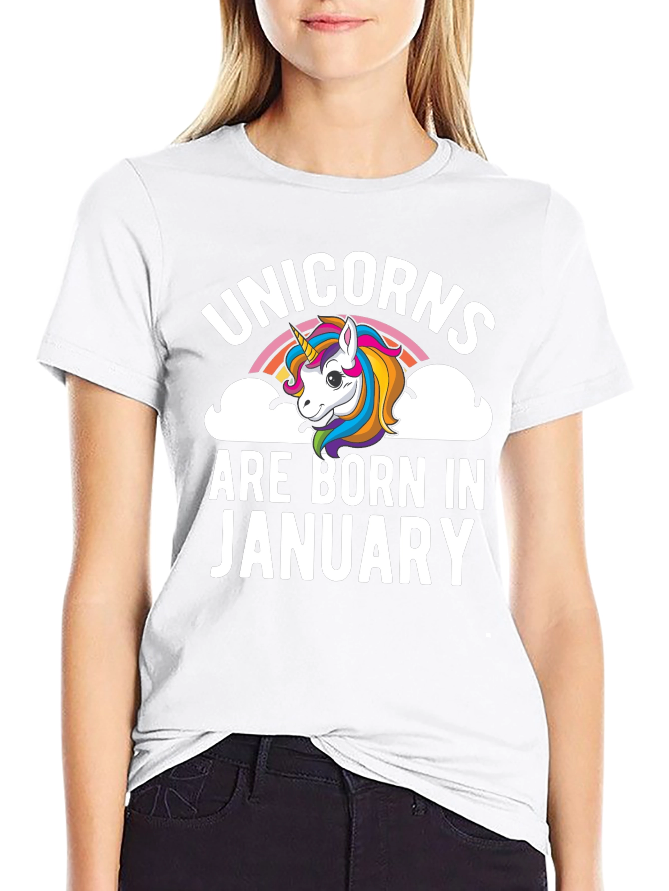 Unicorns Born in January T-Shirt