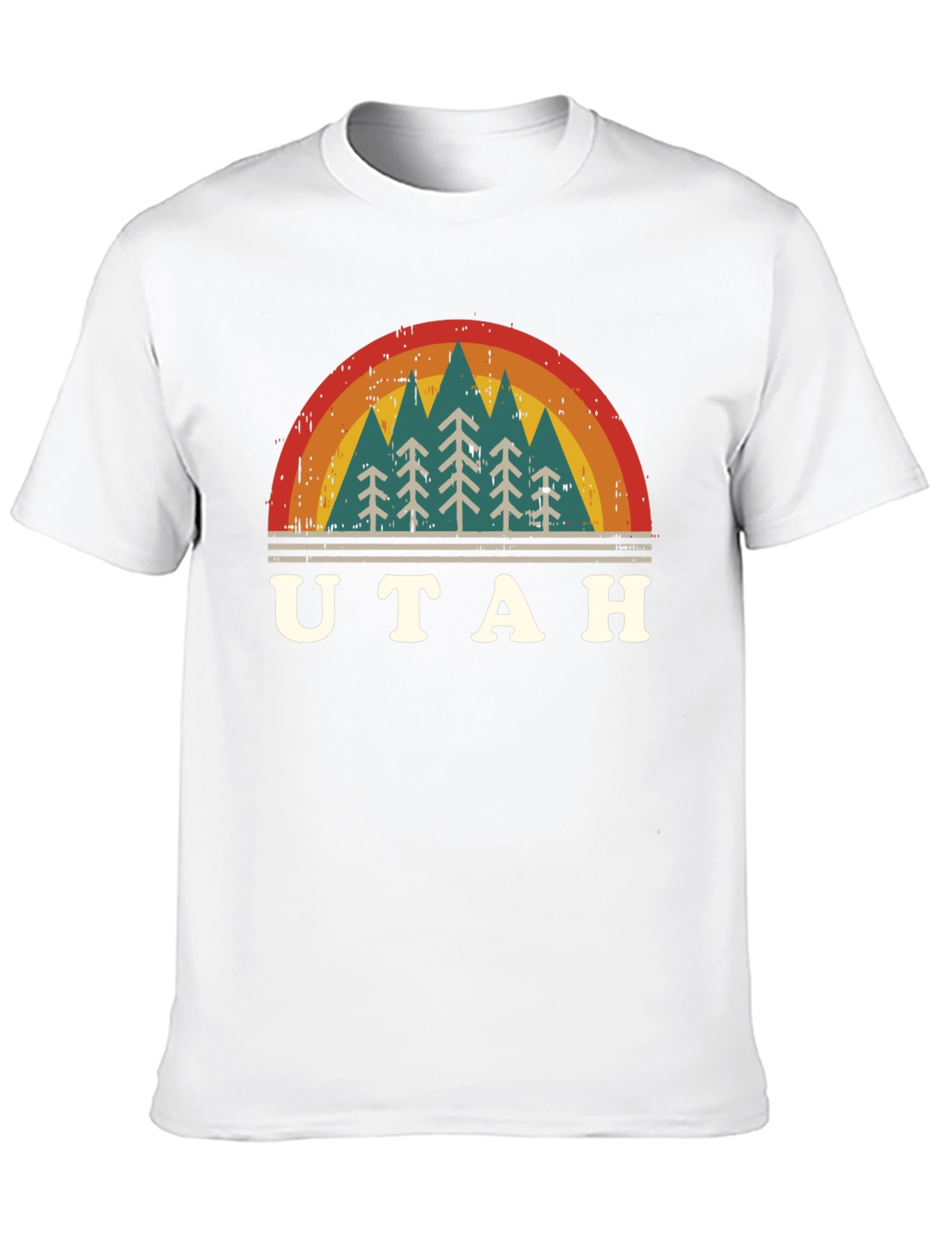Retro Utah Trees T-Shirt